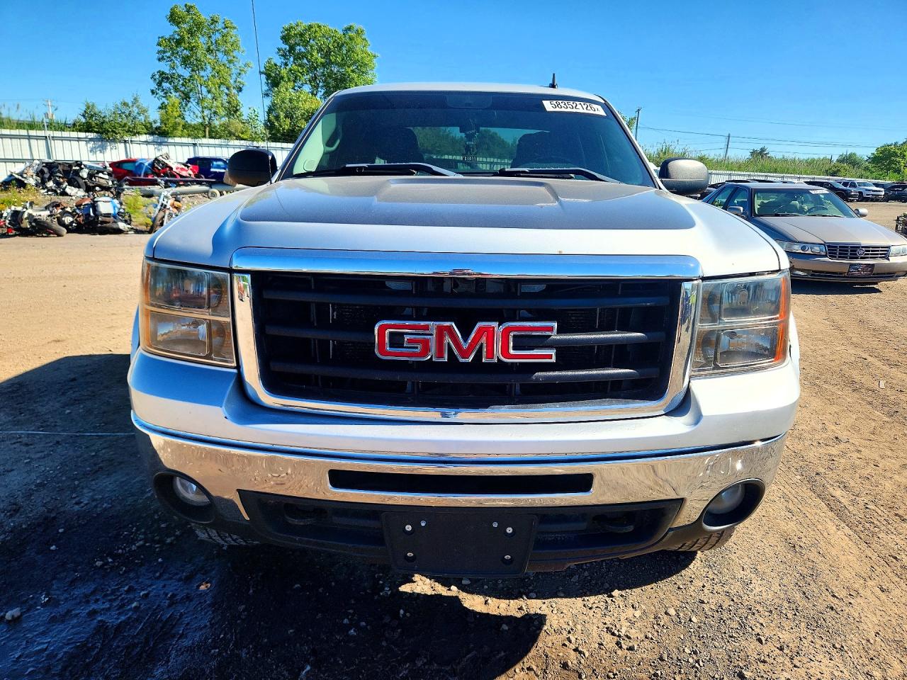 2010 Gmc Sierra K1500 Sle Silver vin: 1GTSKVE34AZ298150