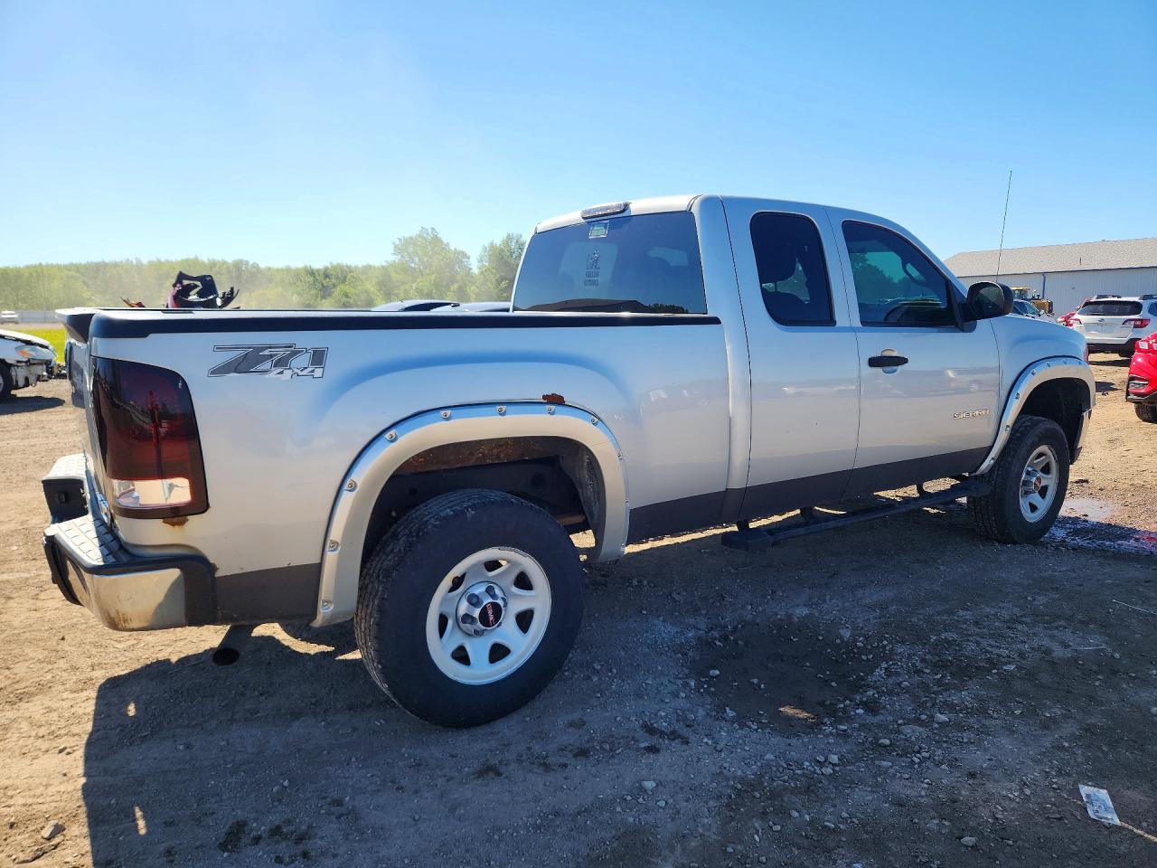 2010 Gmc Sierra K1500 Sle Silver vin: 1GTSKVE34AZ298150
