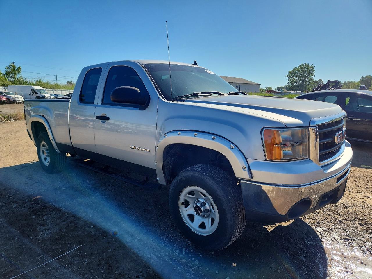 2010 Gmc Sierra K1500 Sle Silver vin: 1GTSKVE34AZ298150