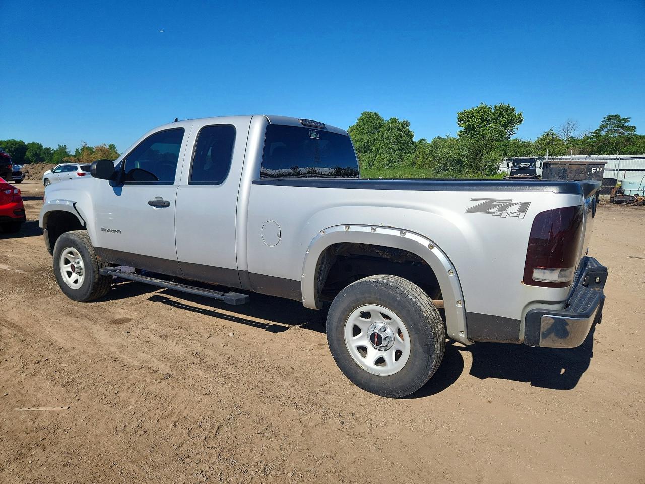 2010 Gmc Sierra K1500 Sle Silver vin: 1GTSKVE34AZ298150