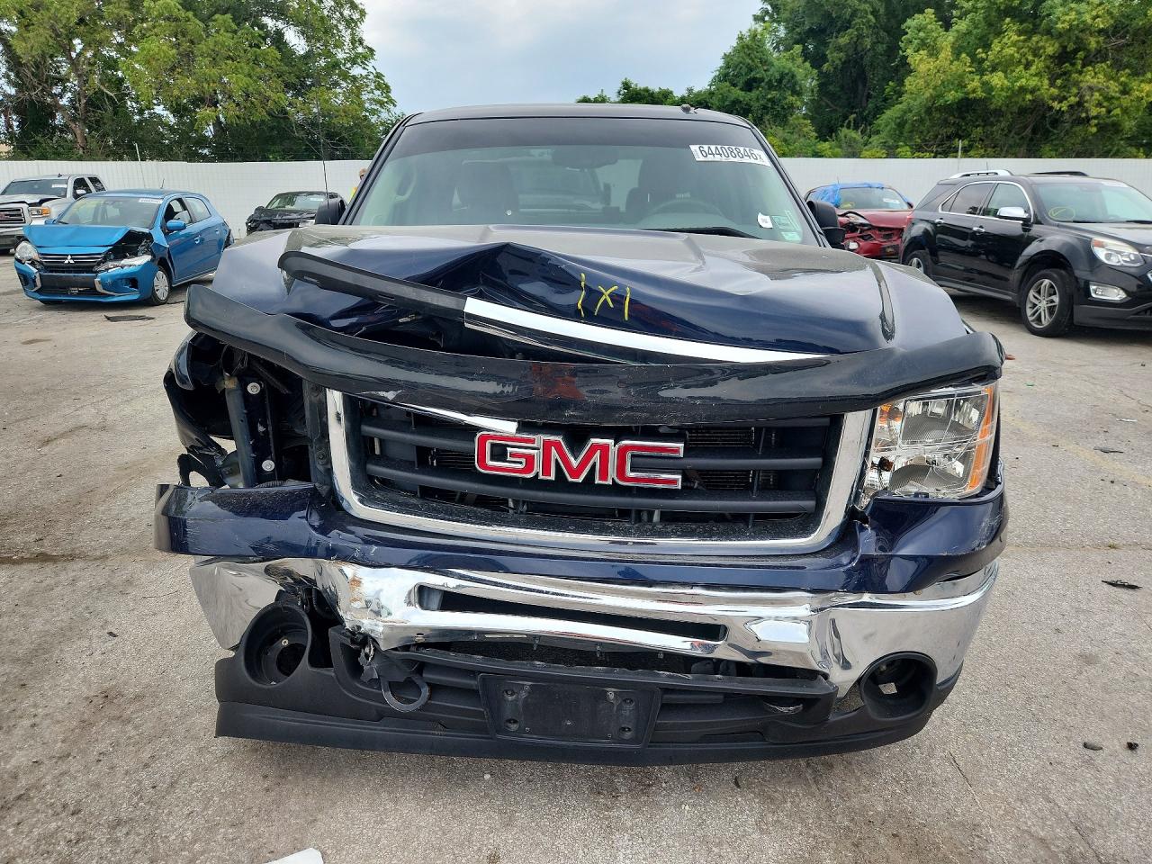 2010 Gmc Sierra K1500 Sle Blue vin: 1GTSKVE35AZ245831