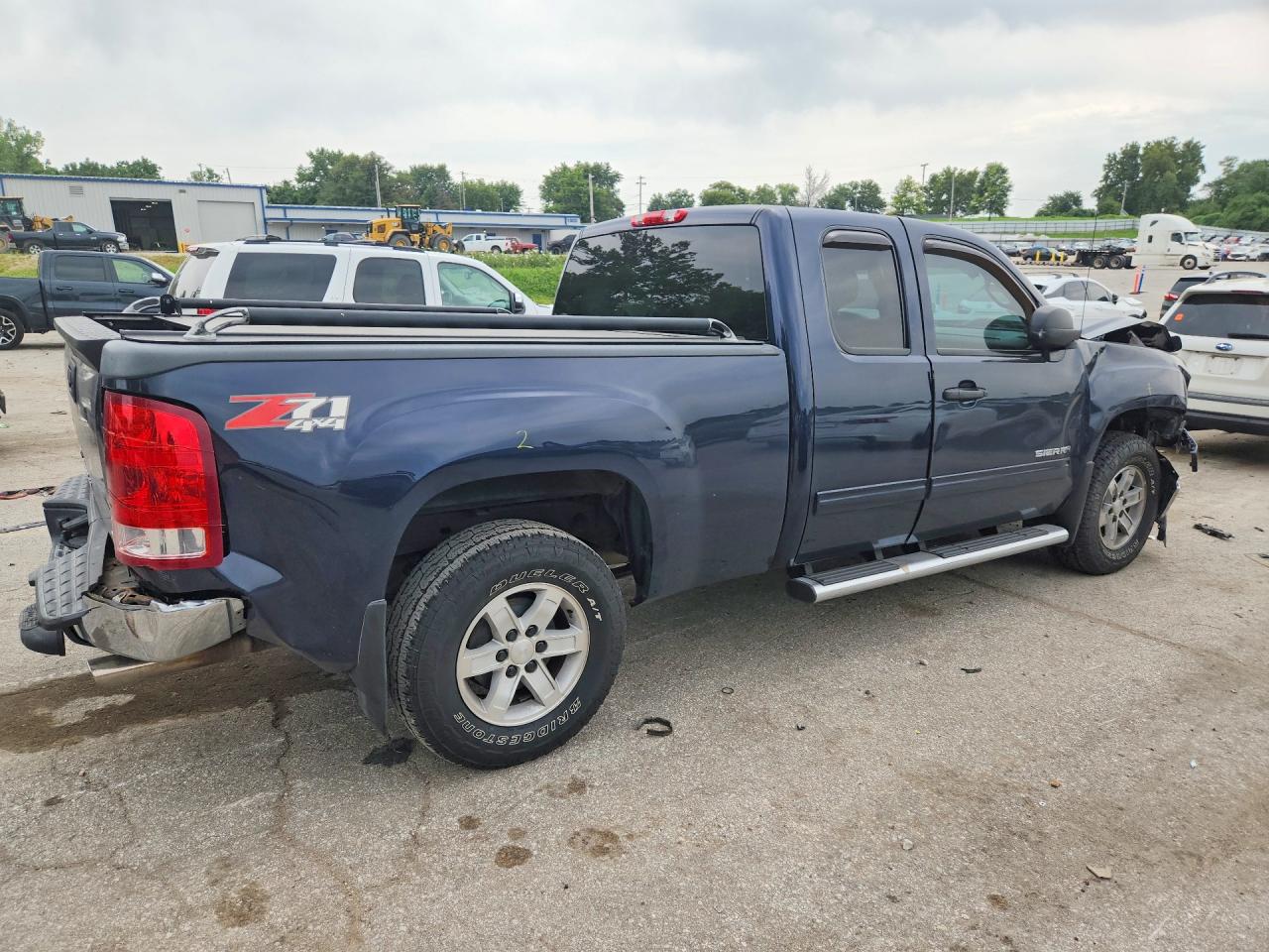 2010 Gmc Sierra K1500 Sle Blue vin: 1GTSKVE35AZ245831