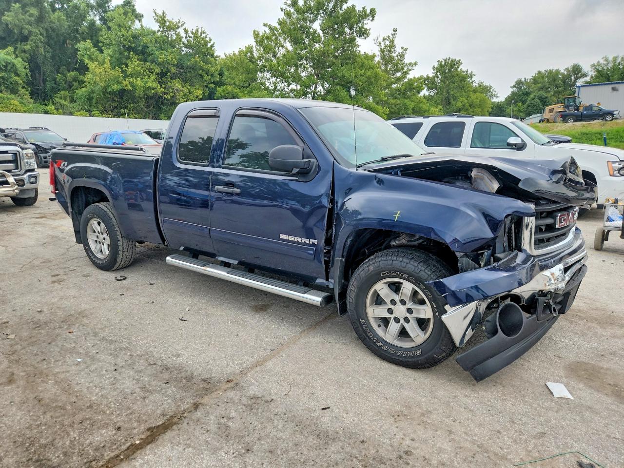 2010 Gmc Sierra K1500 Sle Blue vin: 1GTSKVE35AZ245831