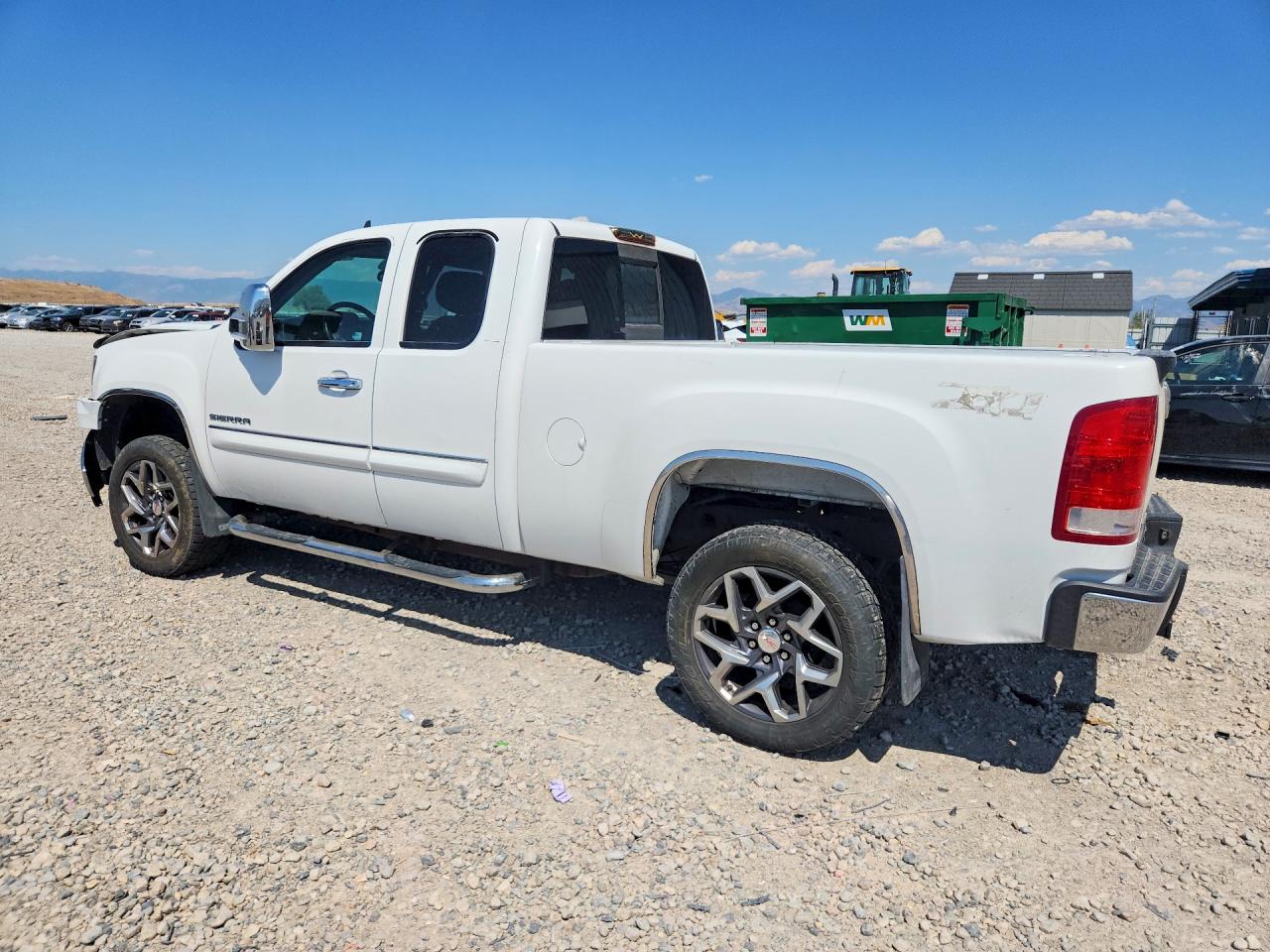 2010 Gmc Sierra K1500 Sle White vin: 1GTSKVE37AZ102654