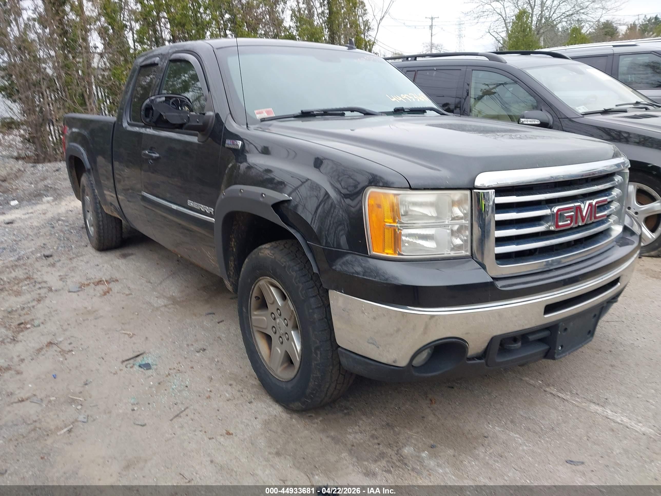 2010 Gmc Sierra 1500 Sle Black vin: 1GTSKVE37AZ212801