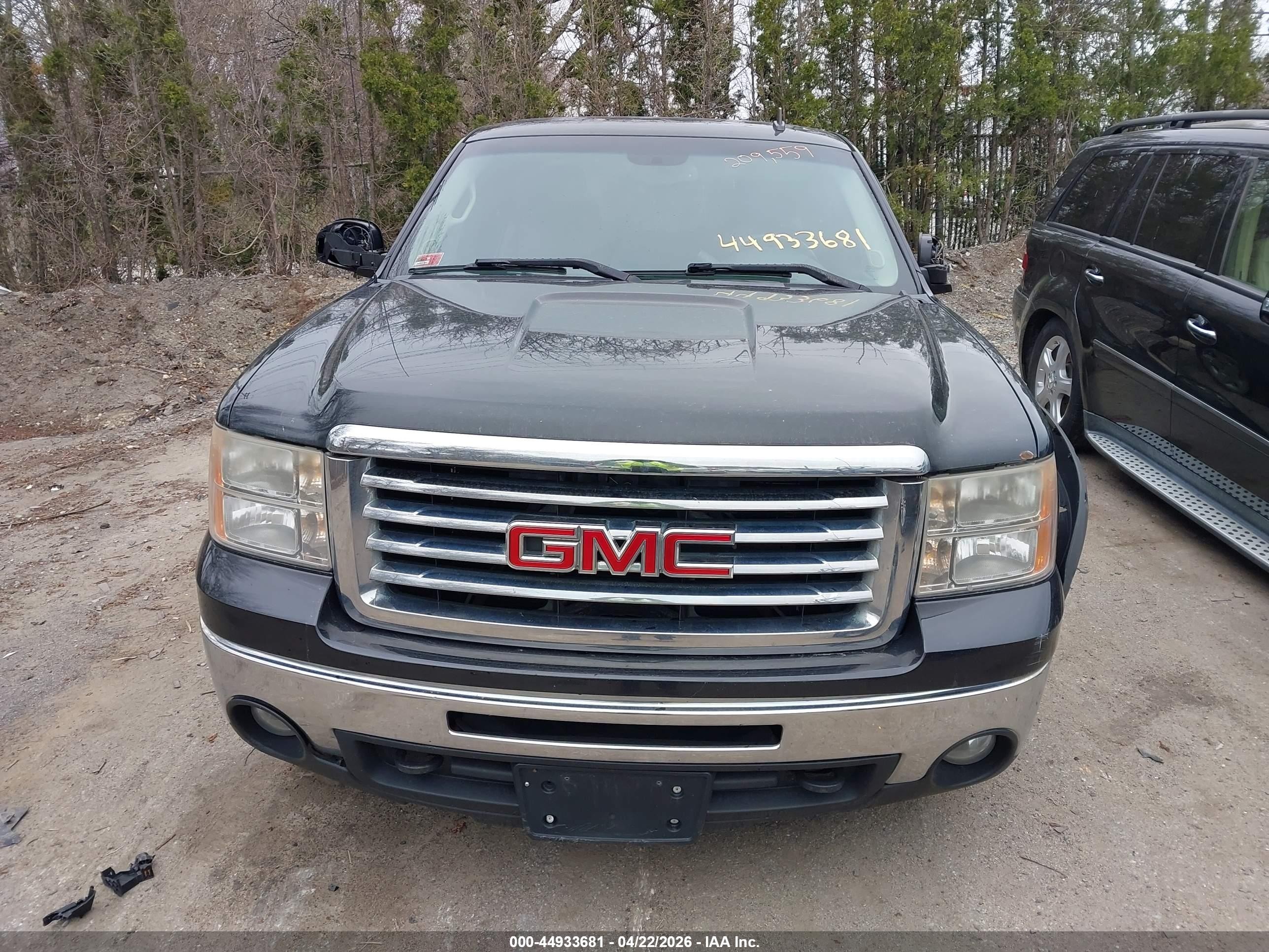2010 Gmc Sierra 1500 Sle Black vin: 1GTSKVE37AZ212801