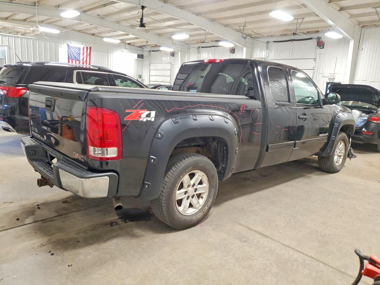 2010 Gmc Sierra K1500 Sle Черный vin: 1GTSKVE37AZ274442