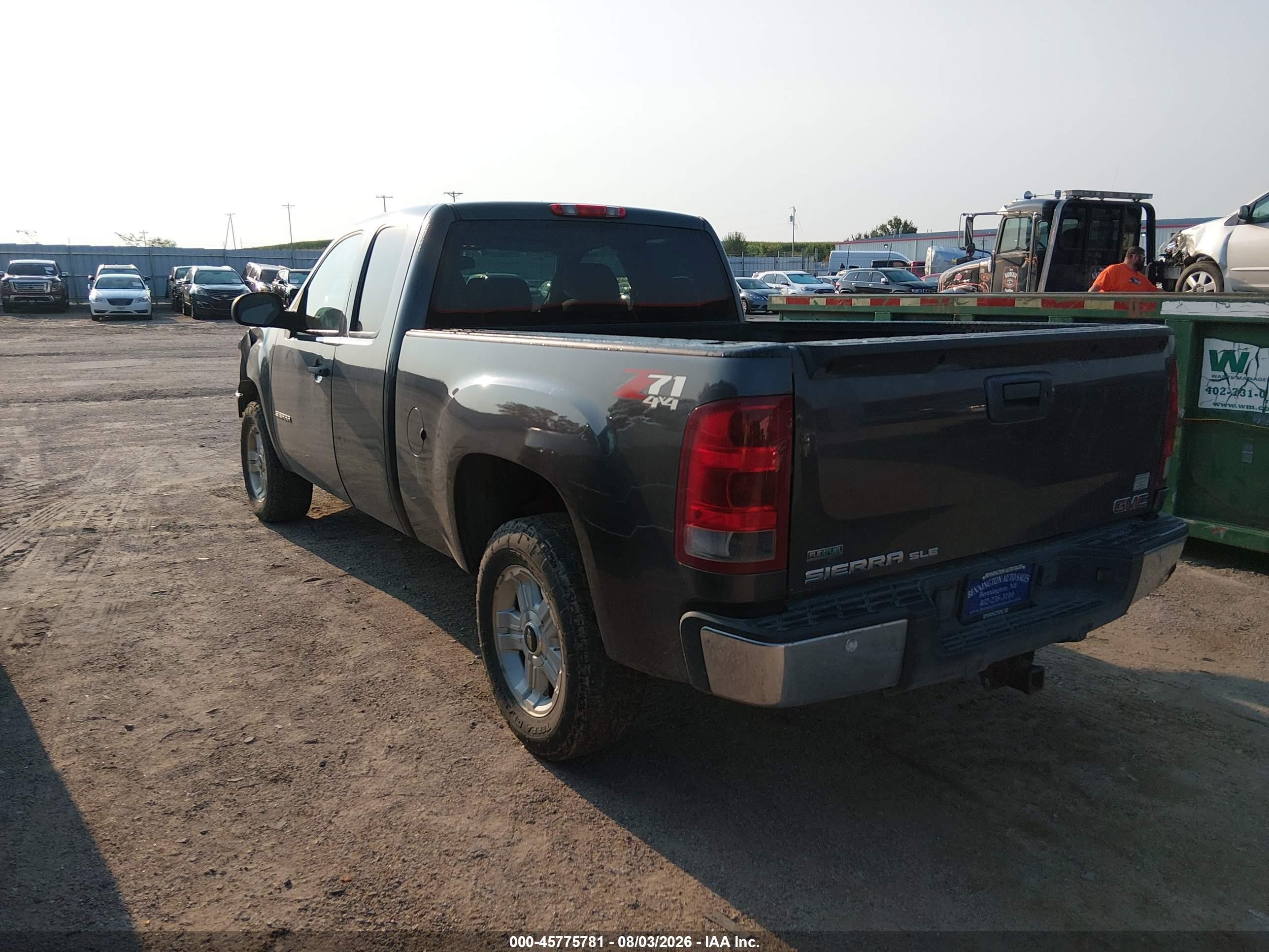 2010 Gmc Sierra 1500 Sle Gray vin: 1GTSKVE38AZ164838