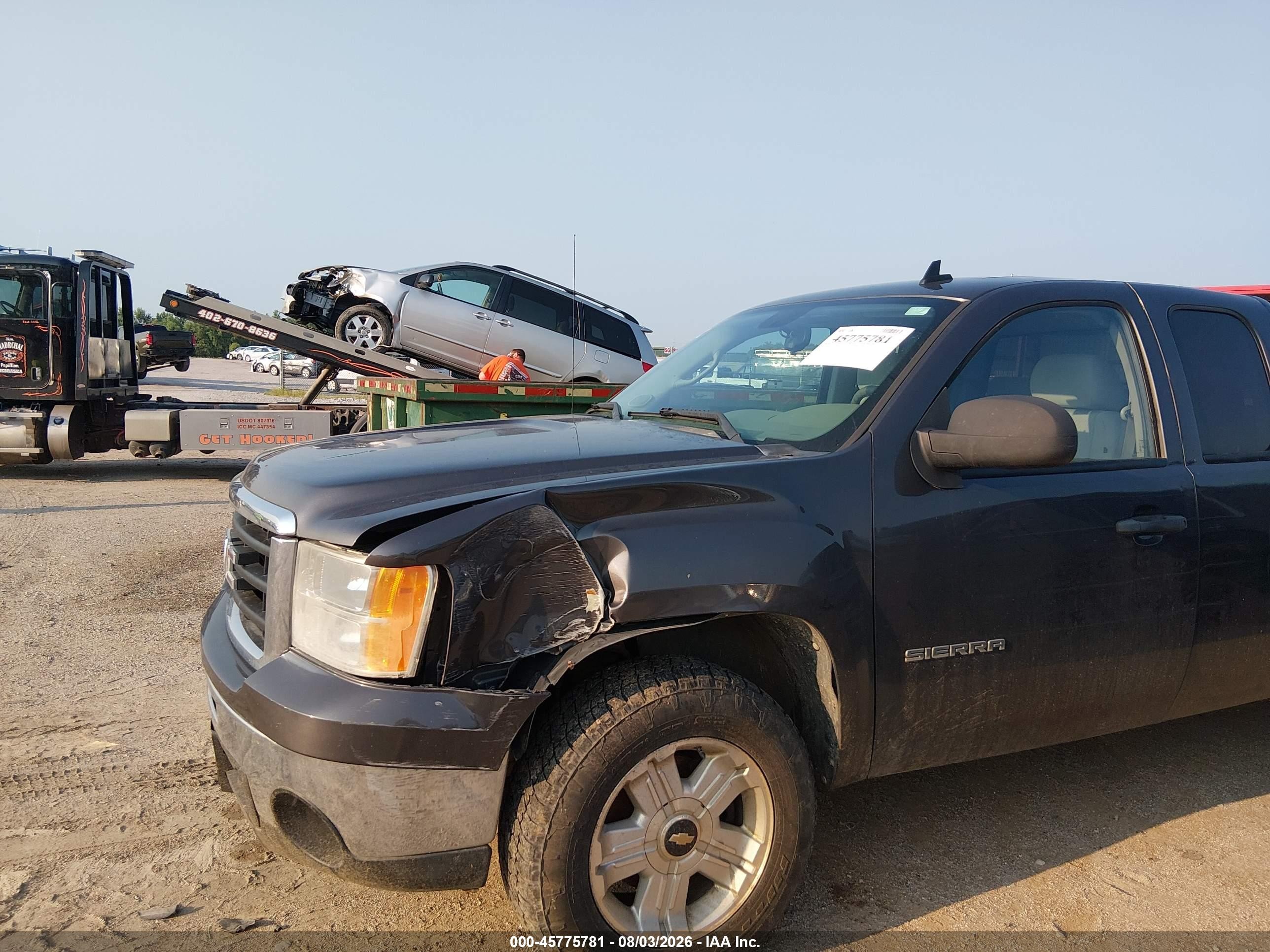 2010 Gmc Sierra 1500 Sle Gray vin: 1GTSKVE38AZ164838