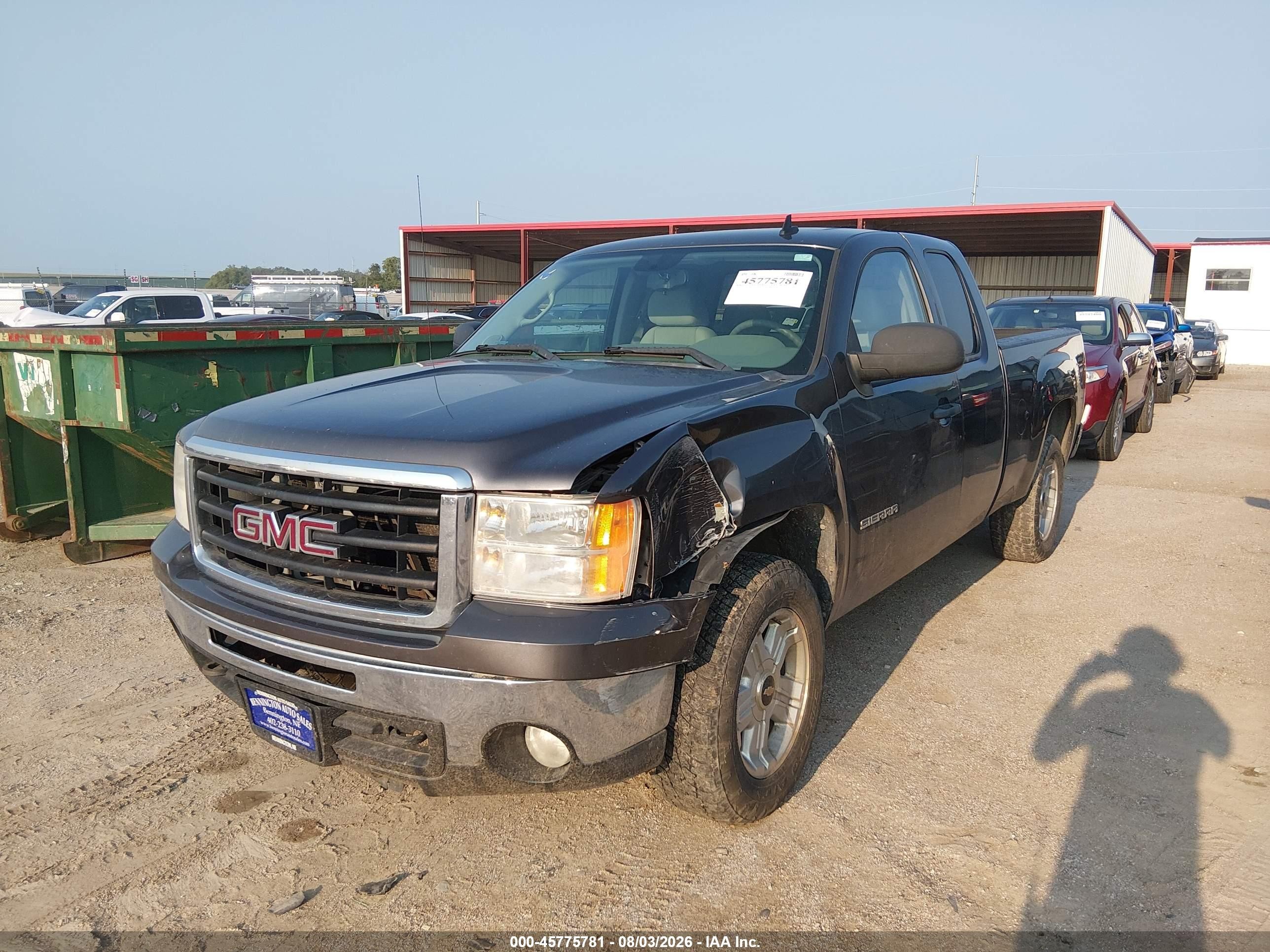 2010 Gmc Sierra 1500 Sle Gray vin: 1GTSKVE38AZ164838