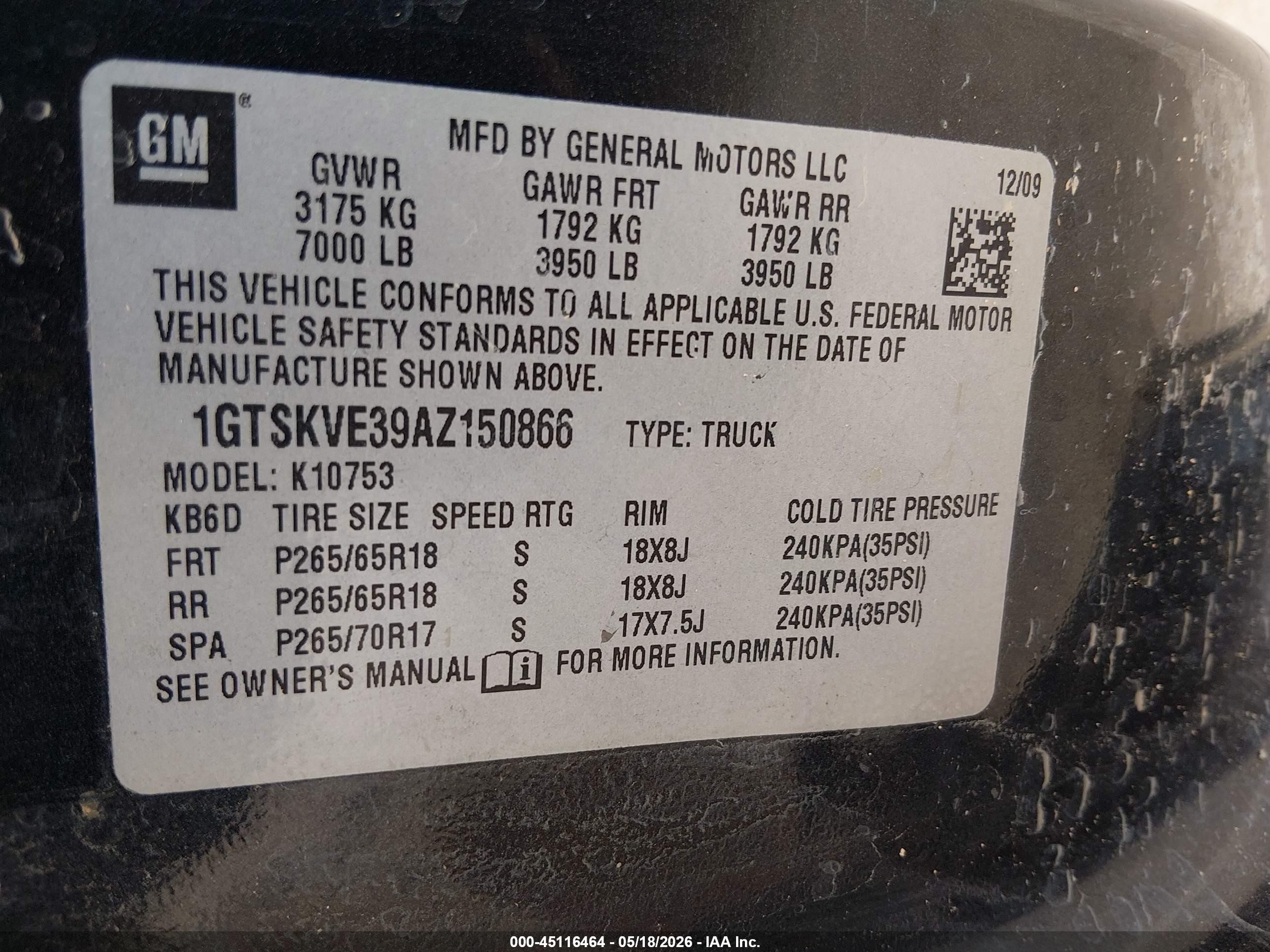 2010 Gmc Sierra 1500 Sle Black vin: 1GTSKVE39AZ150866
