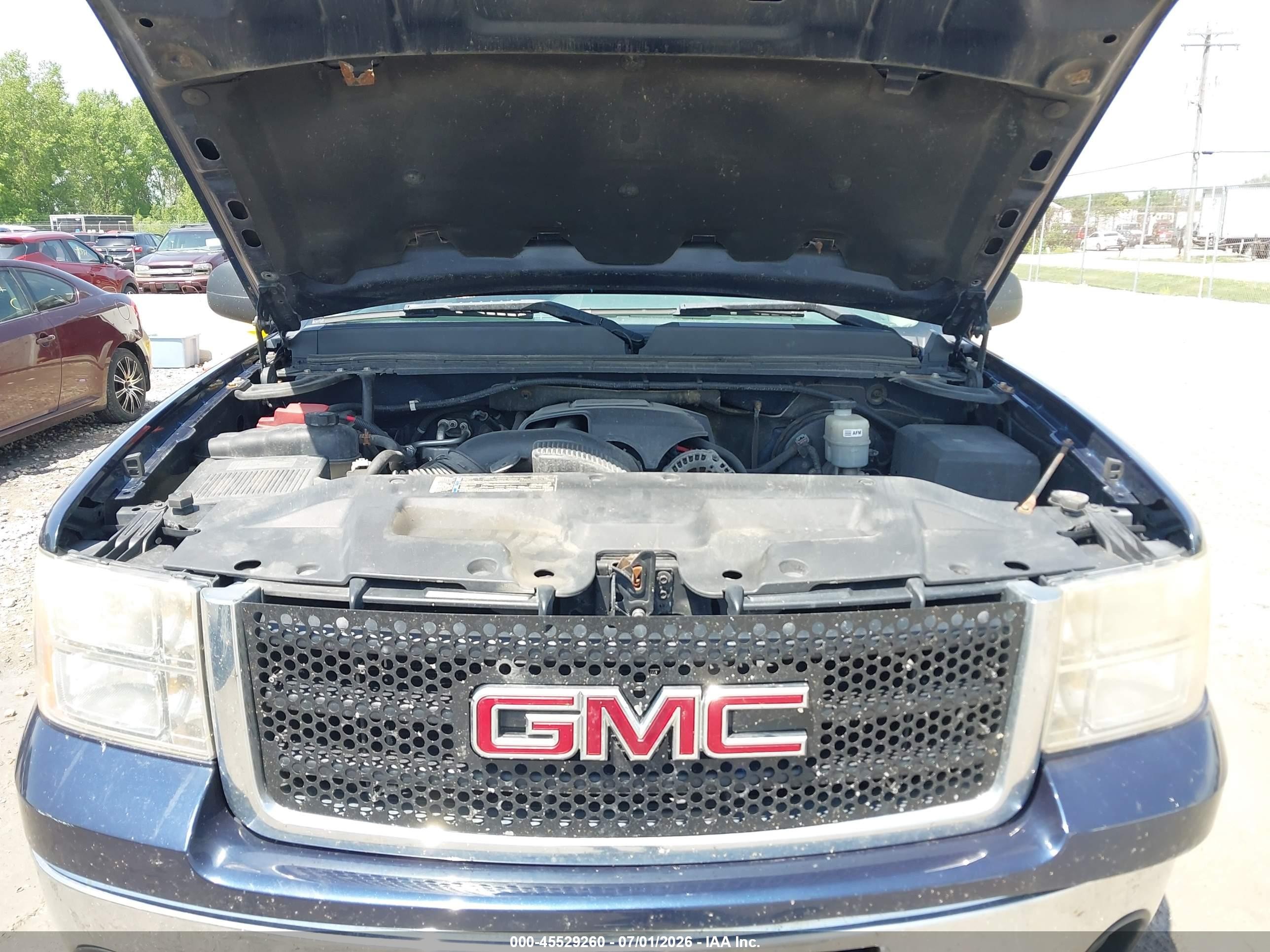 2010 Gmc Sierra 1500 Sle Blue vin: 1GTSKVE39AZ271011