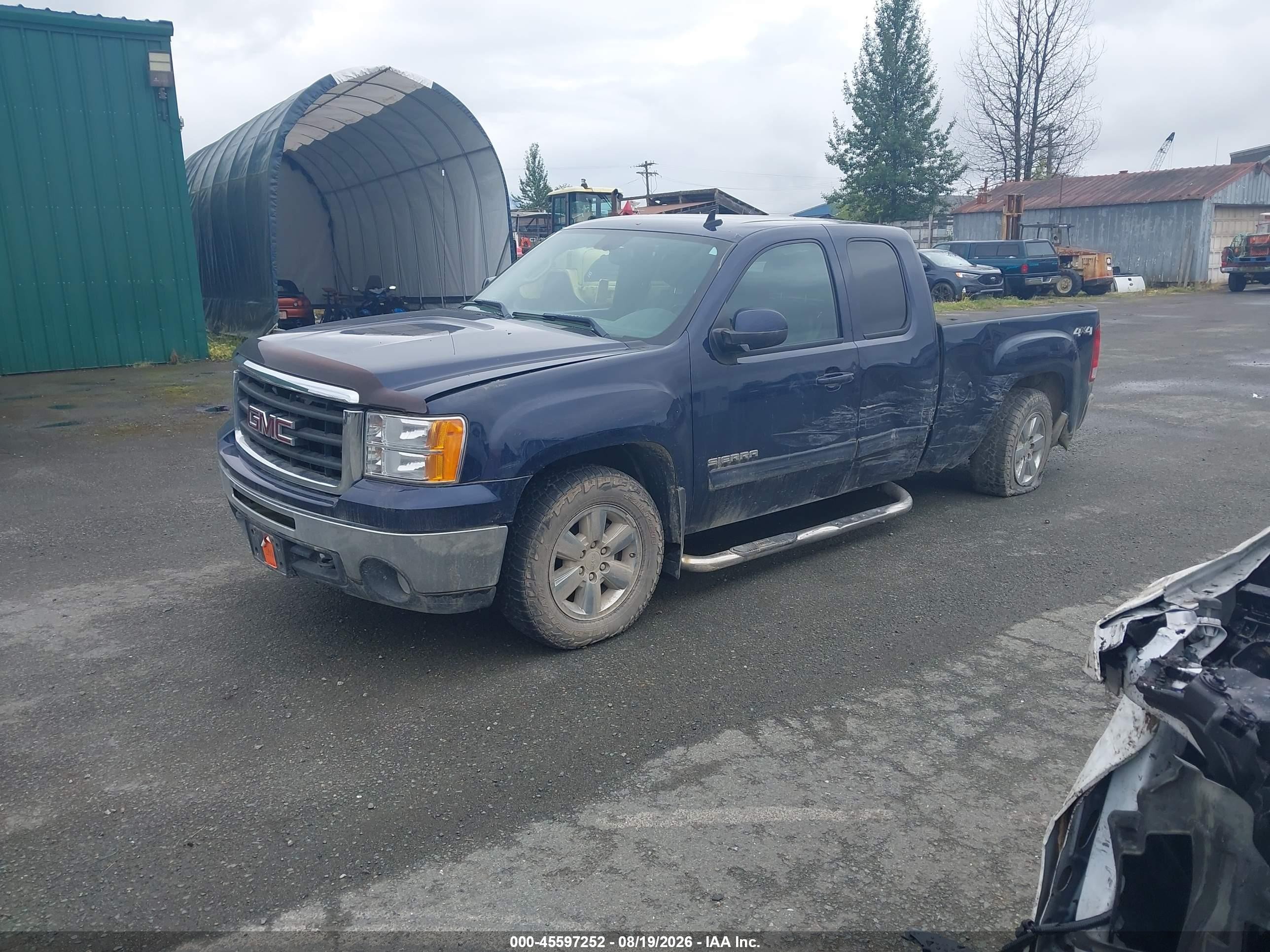 2010 Gmc Sierra 1500 Slt Black vin: 1GTSKWE31AZ237750