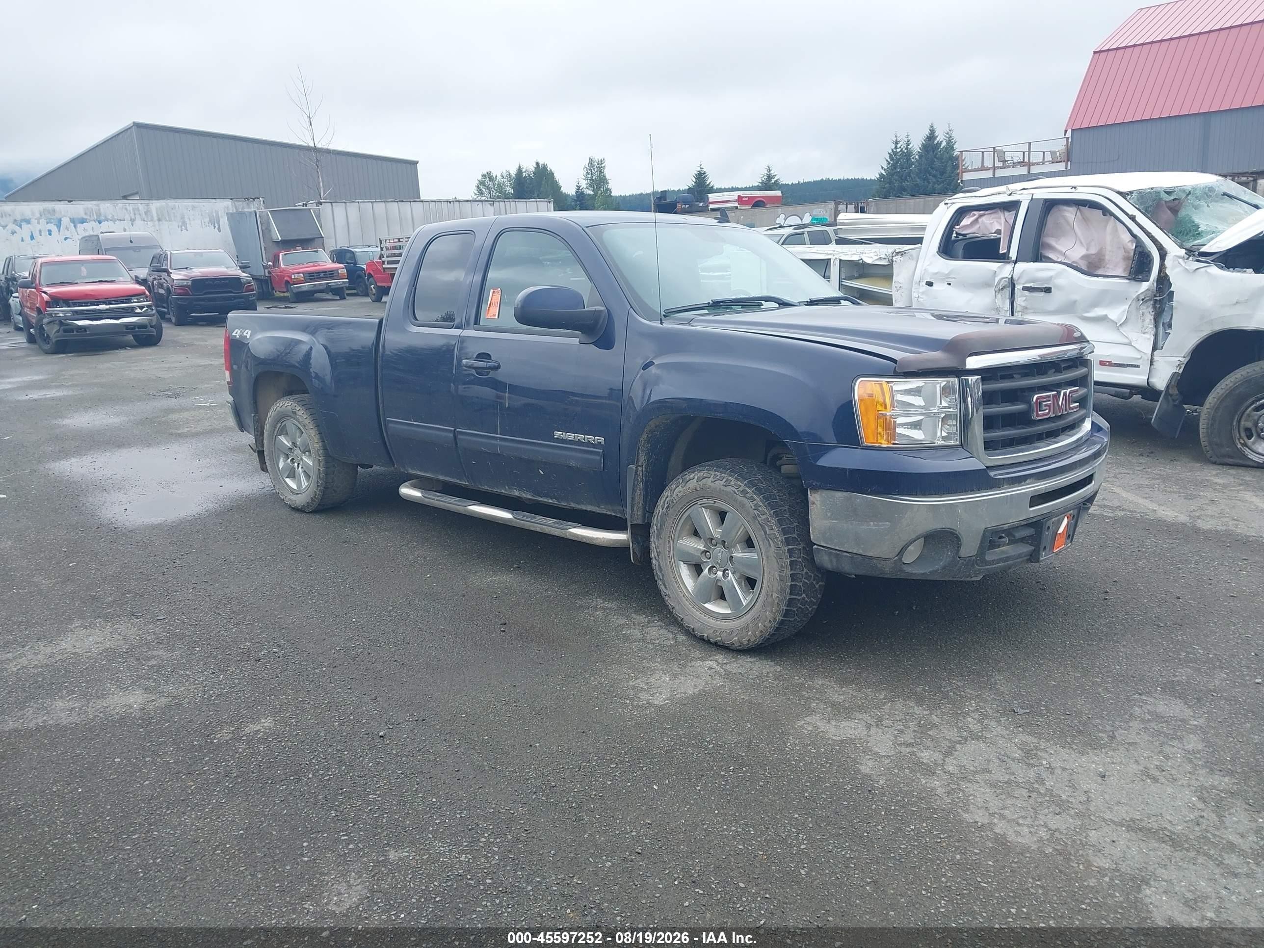 2010 Gmc Sierra 1500 Slt Black vin: 1GTSKWE31AZ237750