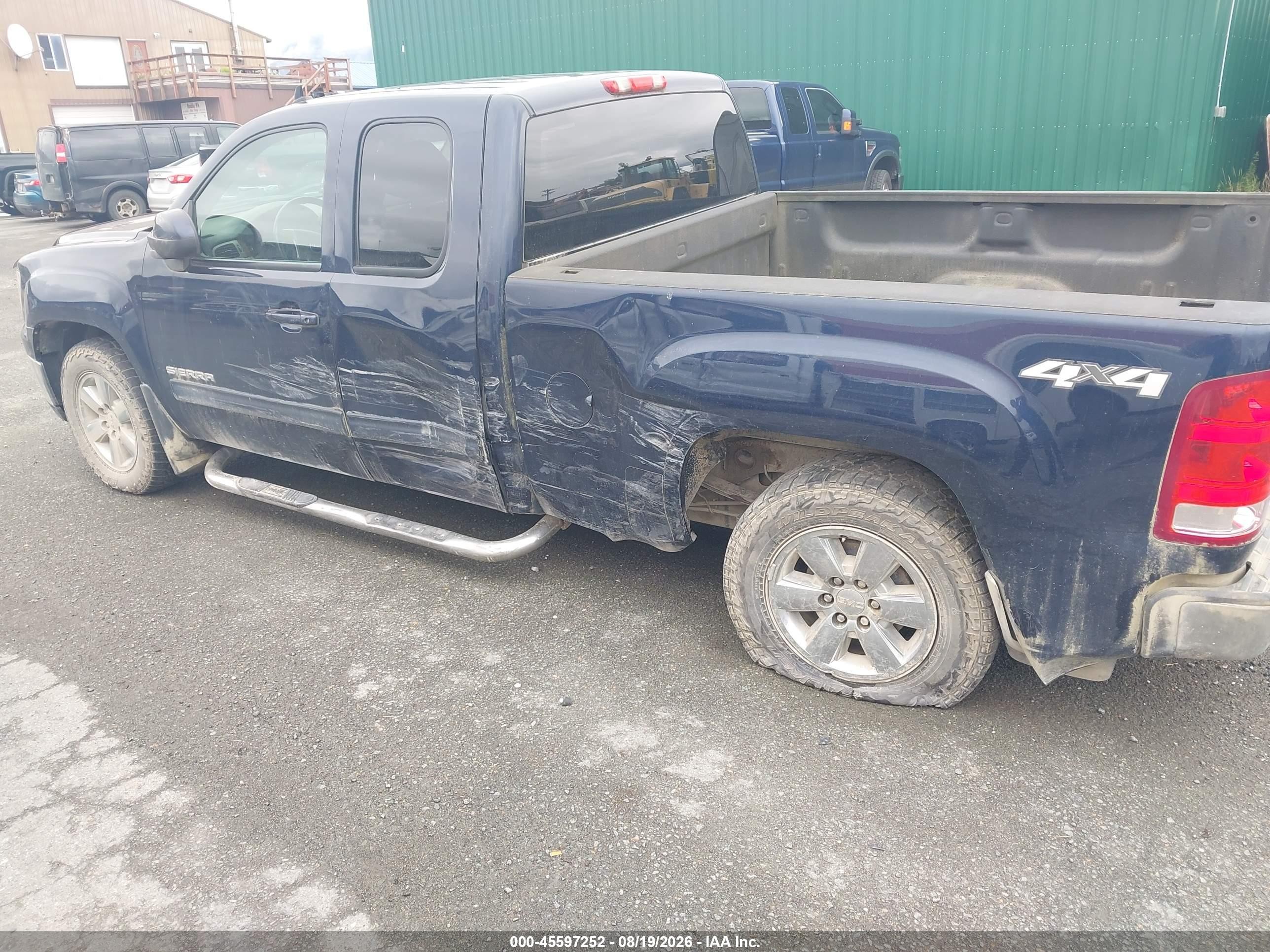 2010 Gmc Sierra 1500 Slt Black vin: 1GTSKWE31AZ237750