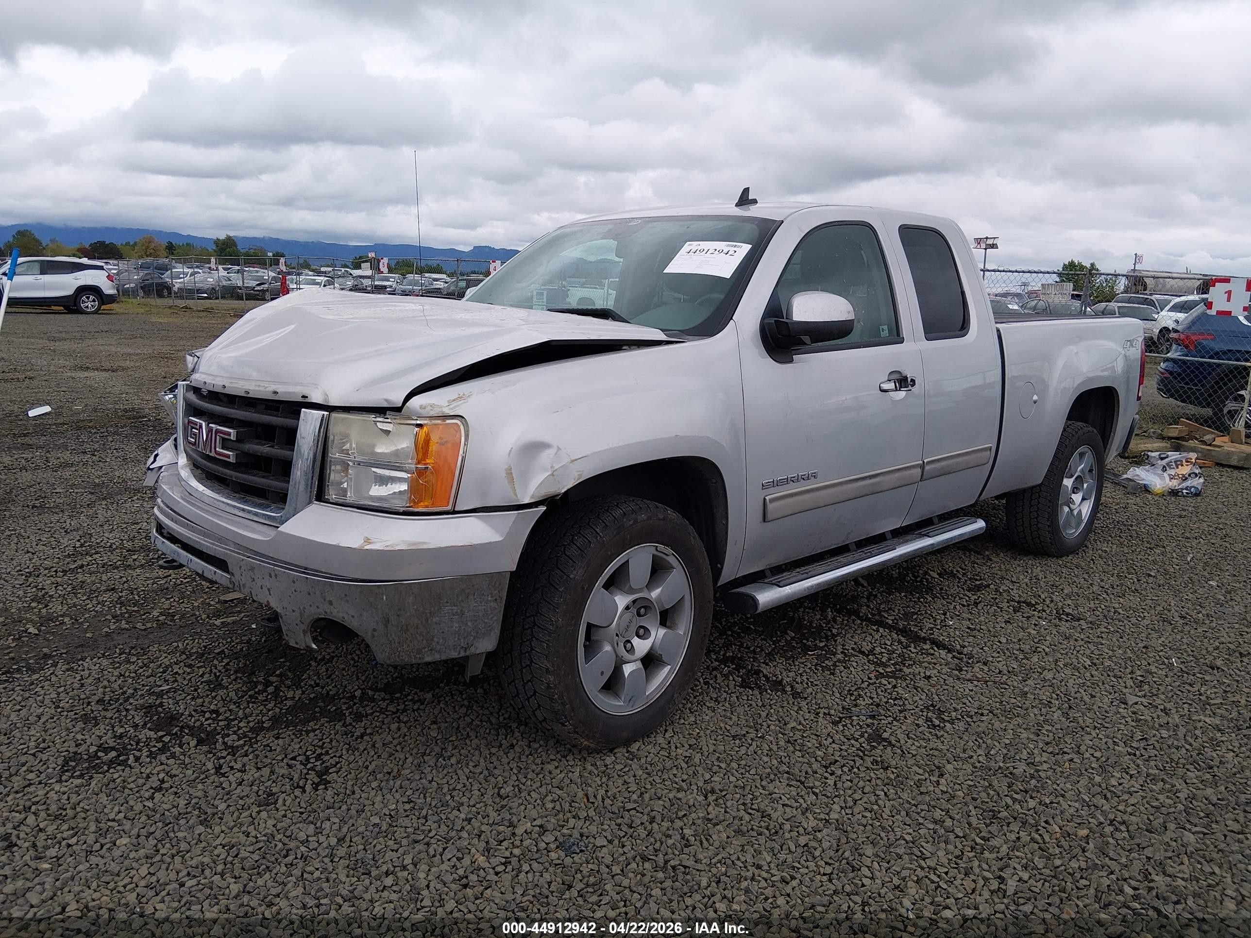 2010 Gmc Sierra 1500 Slt Silver vin: 1GTSKWE34AZ269320