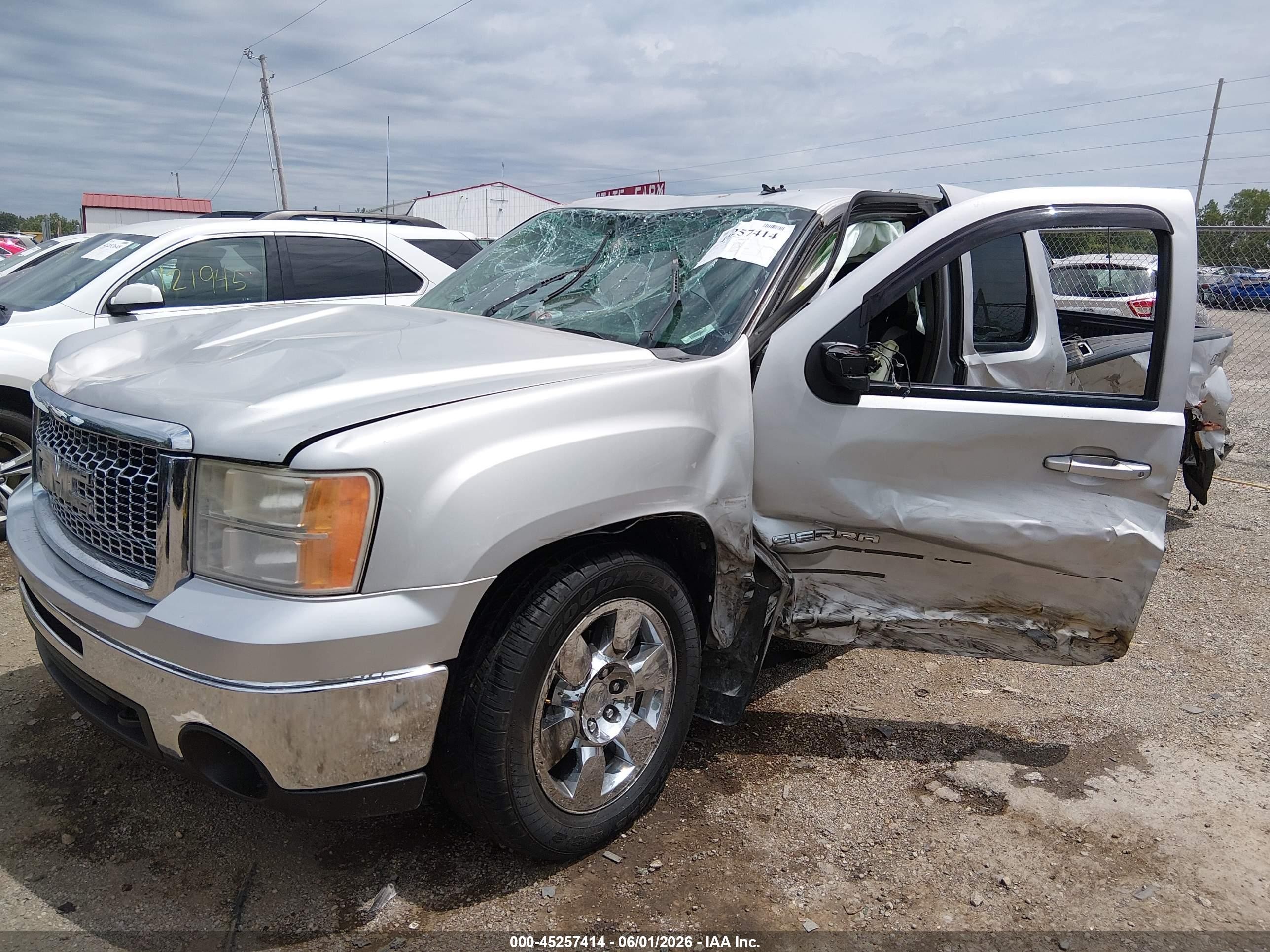 2010 Gmc Sierra 1500 Slt Silver vin: 1GTSKWE35AZ156377