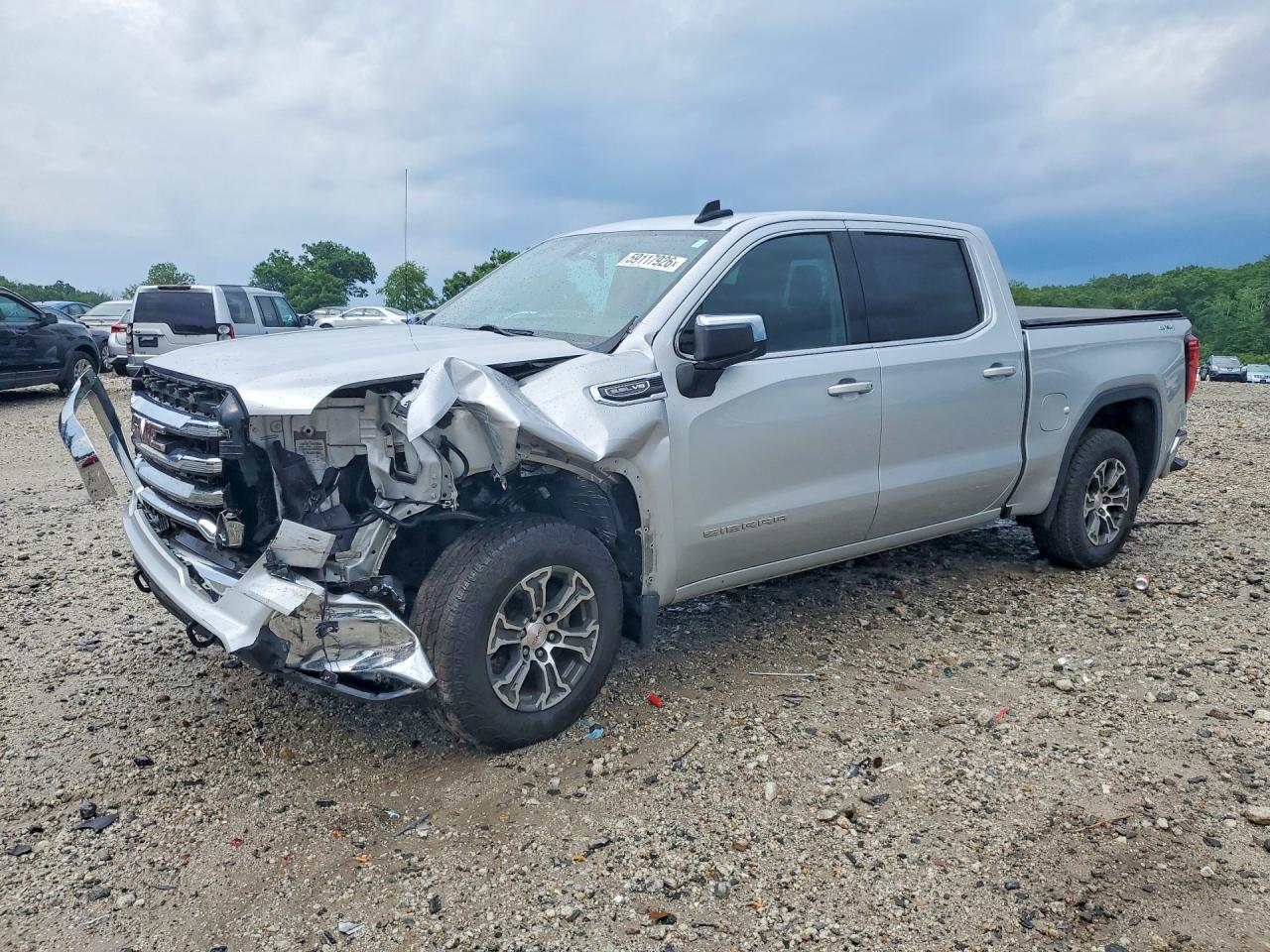 2019 Gmc Sierra K1500 Sle Silver vin: 1GTU9BED0KZ401299