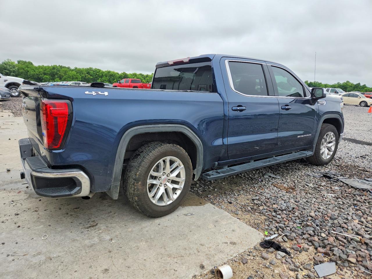 2020 Gmc Sierra K1500 Sle Blue vin: 1GTU9BED4LZ239954