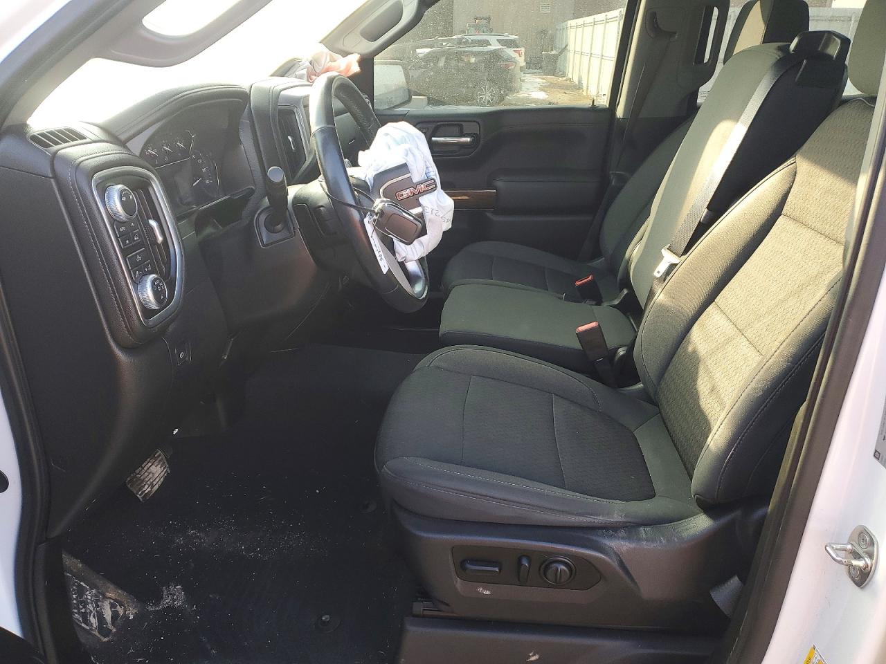 2019 Gmc Sierra K1500 Sle White vin: 1GTU9BED9KZ404220