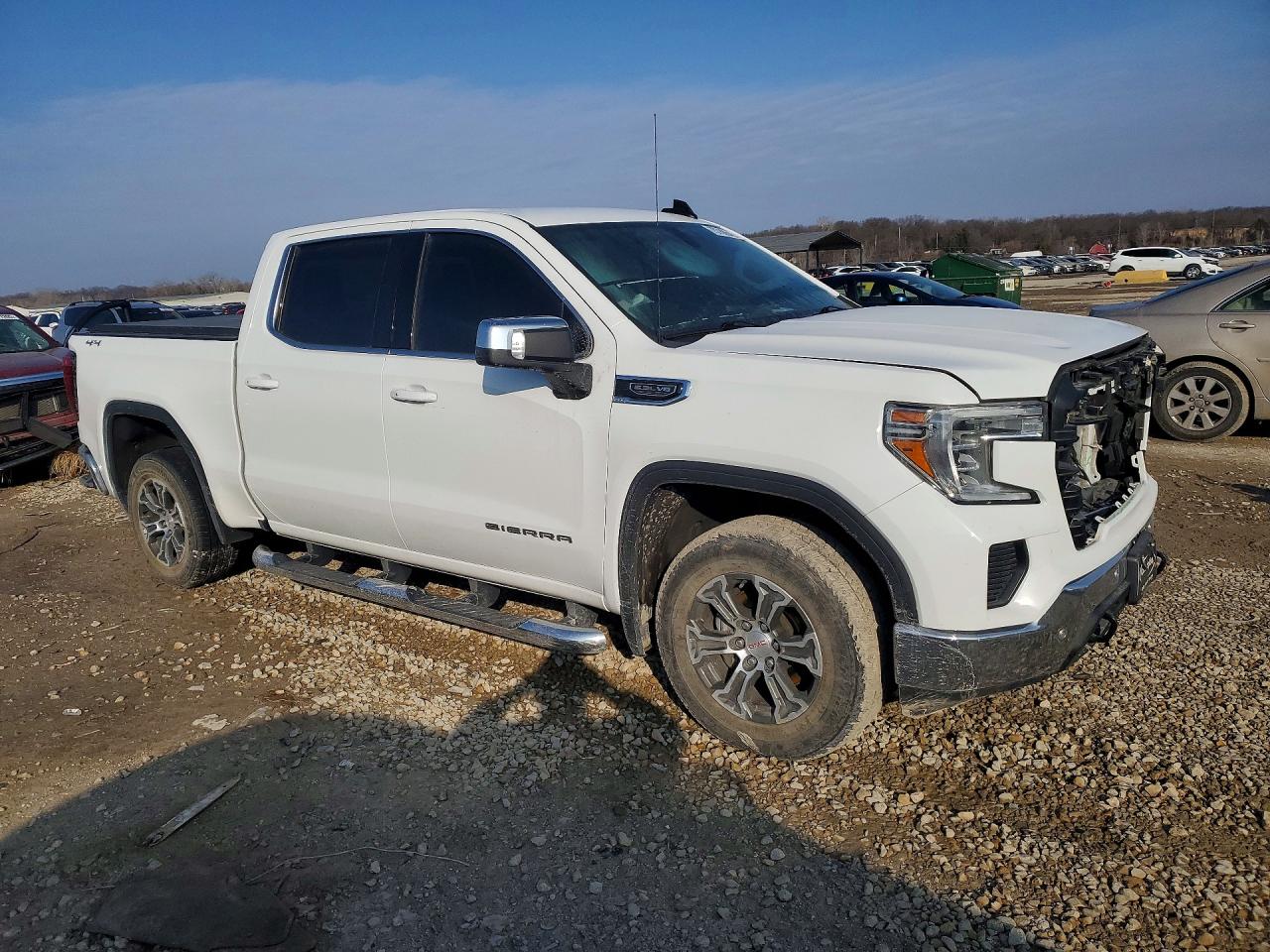 2019 Gmc Sierra K1500 Sle White vin: 1GTU9BED9KZ404220