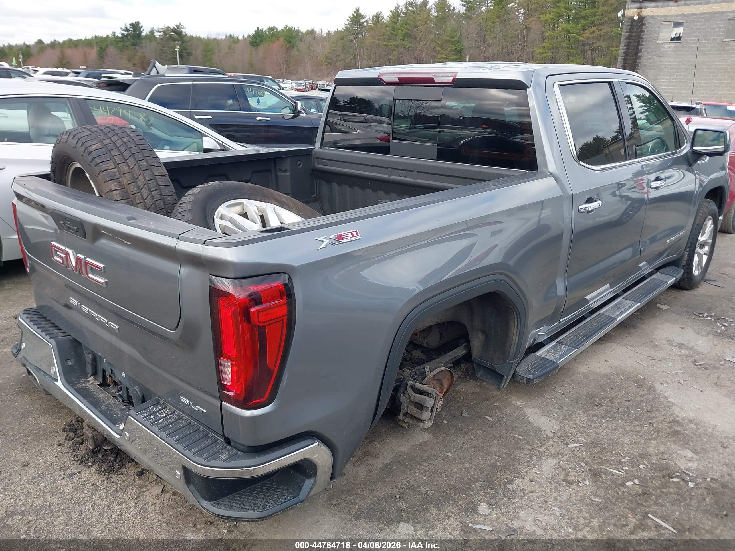 2021 Gmc Sierra 1500 4wd  Short Box Slt Gray vin: 1GTU9DED2MZ162448