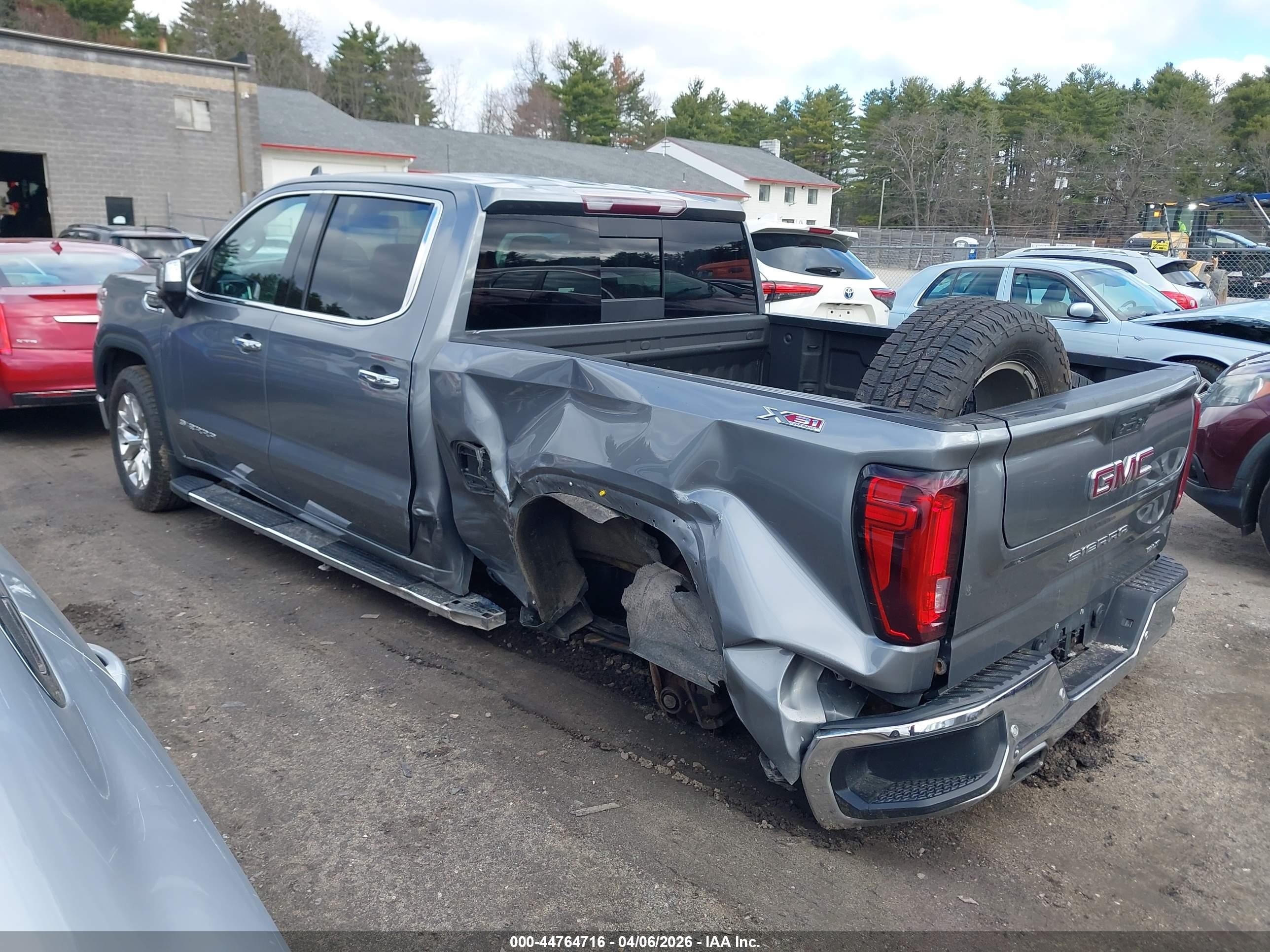 2021 Gmc Sierra 1500 4wd  Short Box Slt Gray vin: 1GTU9DED2MZ162448