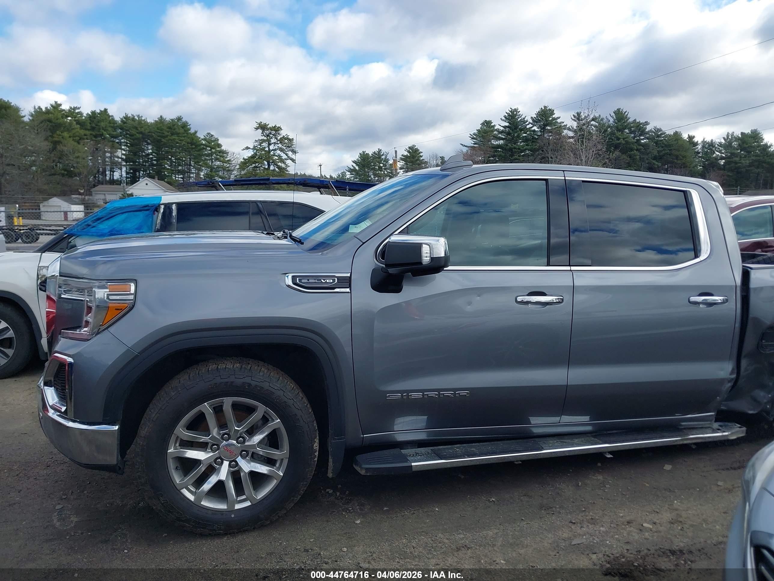 2021 Gmc Sierra 1500 4wd  Short Box Slt Gray vin: 1GTU9DED2MZ162448