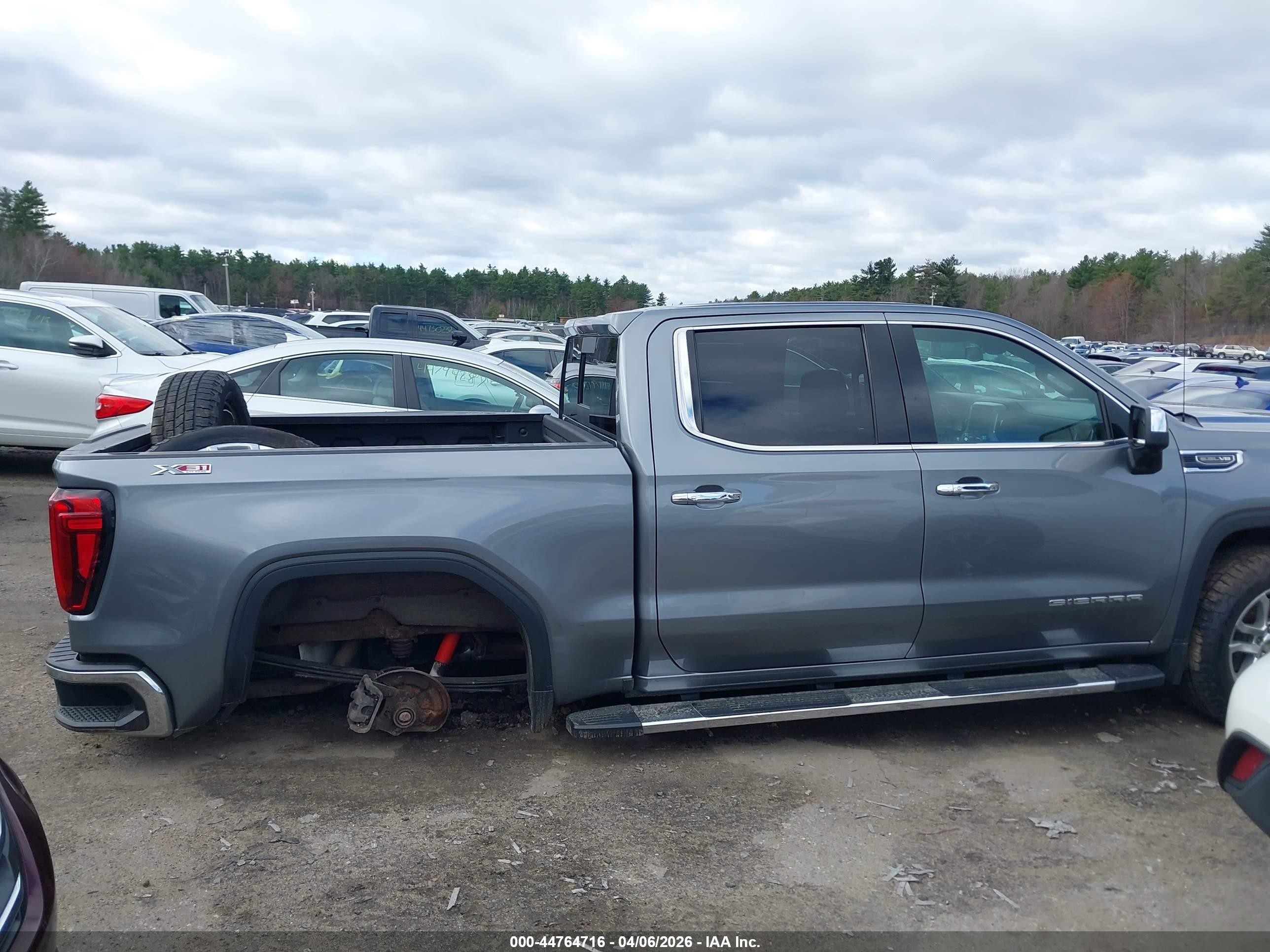 2021 Gmc Sierra 1500 4wd  Short Box Slt Gray vin: 1GTU9DED2MZ162448