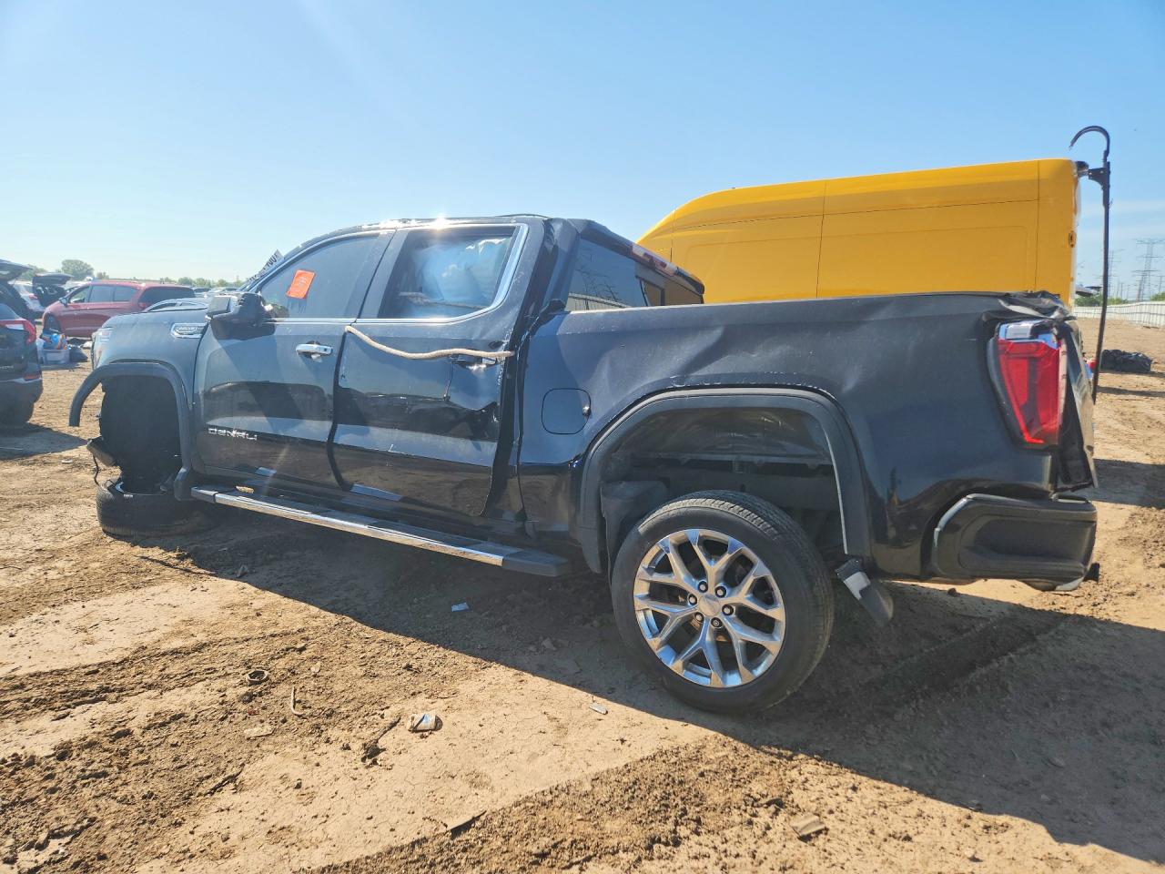 2021 Gmc Sierra K1500 Denali Black vin: 1GTU9FEDXMZ207258
