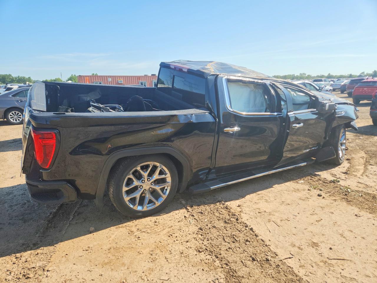 2021 Gmc Sierra K1500 Denali Black vin: 1GTU9FEDXMZ207258