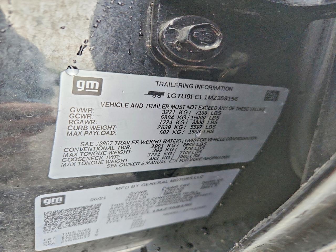 2021 Gmc Sierra K1500 Denali Черный vin: 1GTU9FEL1MZ358156