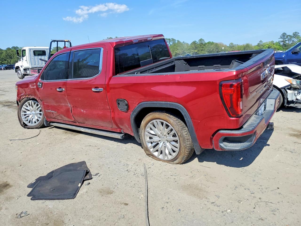 2019 Gmc Sierra K1500 Denali Red vin: 1GTU9FEL3KZ114134