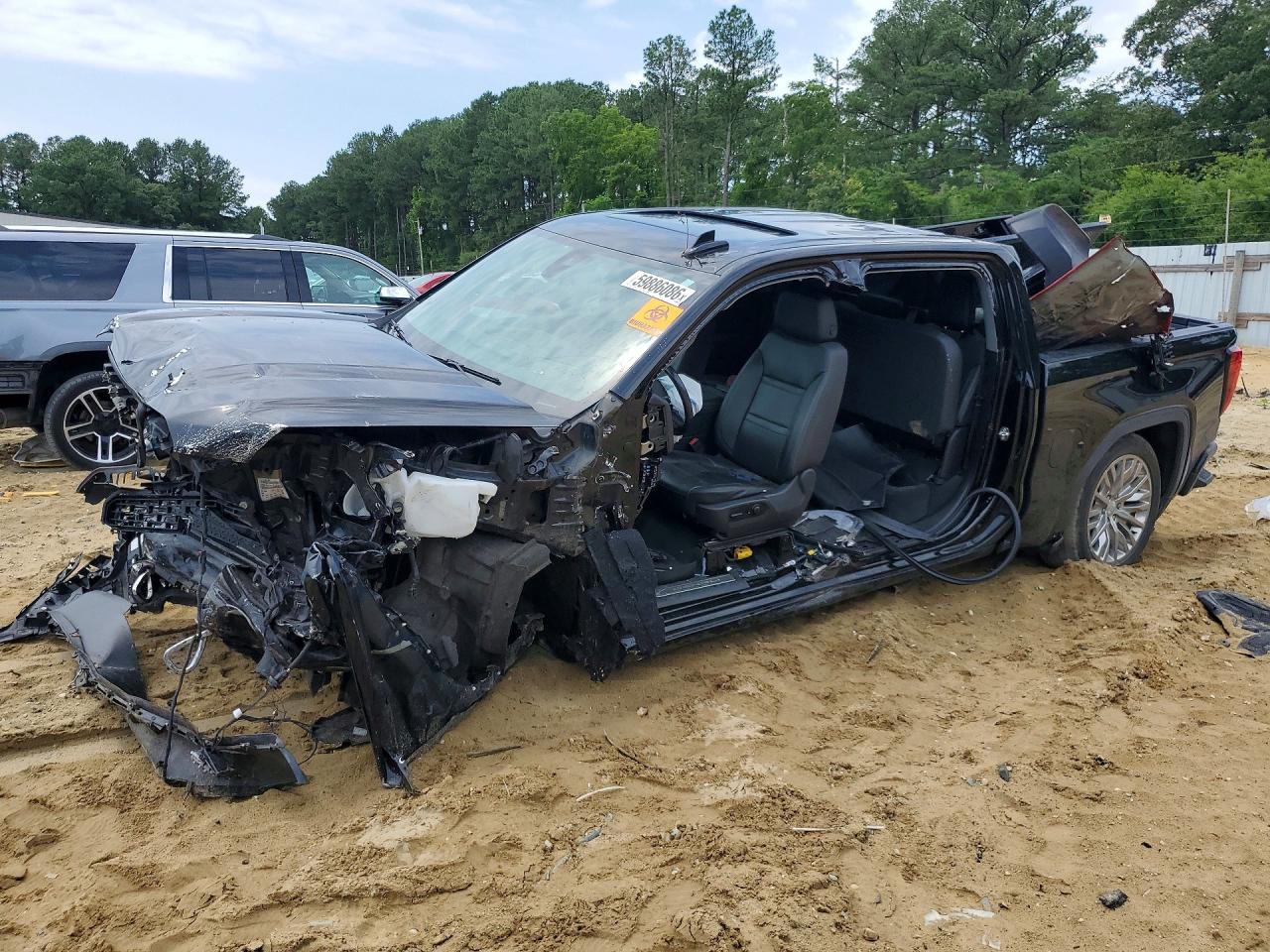 2019 Gmc Sierra K1500 Denali Black vin: 1GTU9FEL3KZ211351