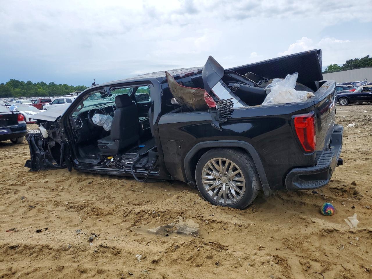 2019 Gmc Sierra K1500 Denali Black vin: 1GTU9FEL3KZ211351