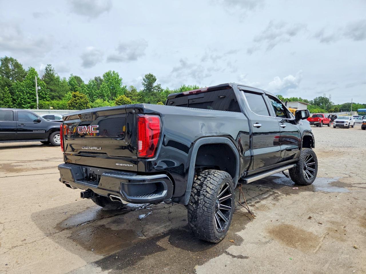 2020 Gmc Sierra K1500 Denali Black vin: 1GTU9FEL3LZ205096