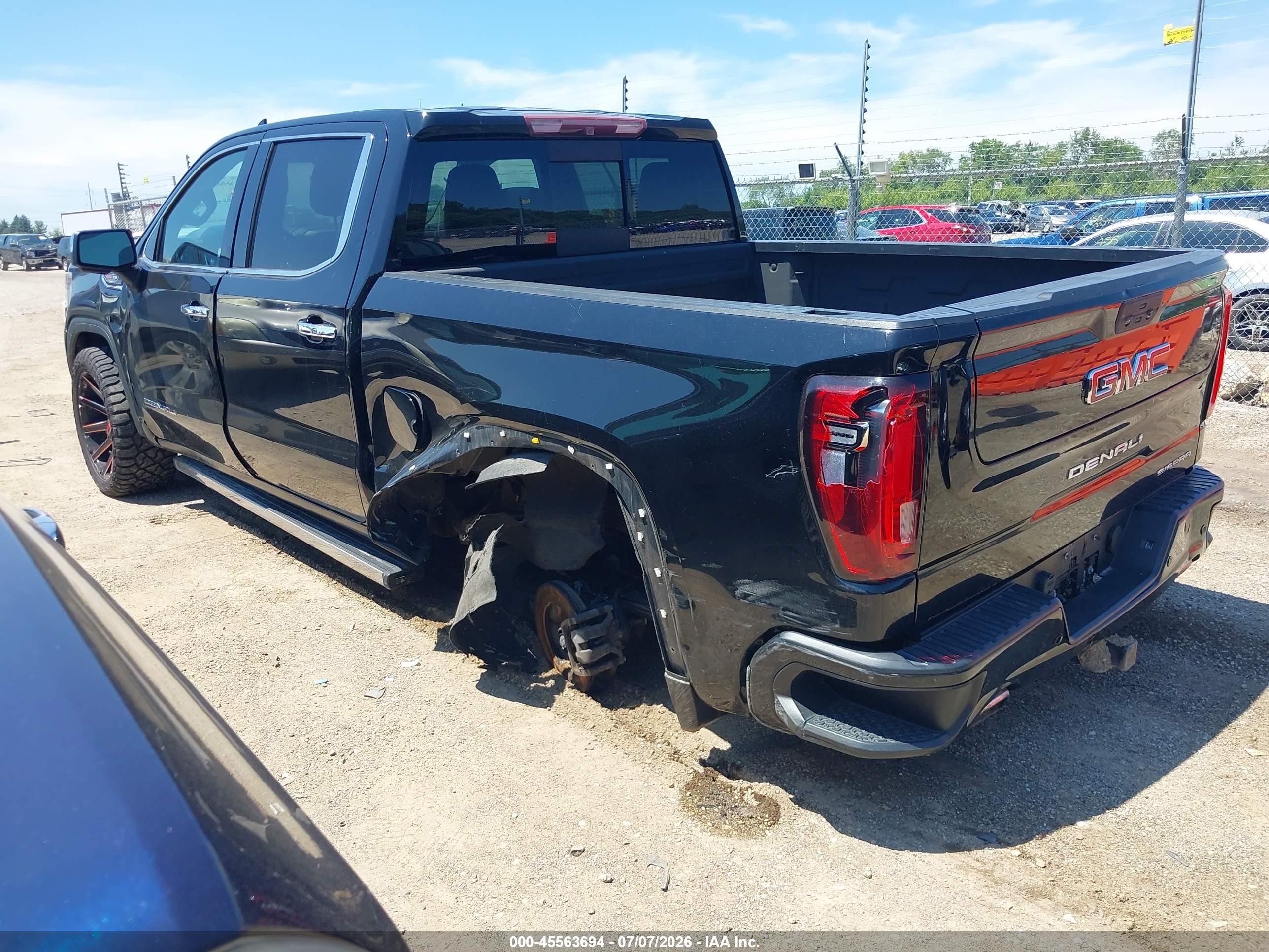 2019 Gmc Sierra 1500 Denali Black vin: 1GTU9FEL6KZ102267