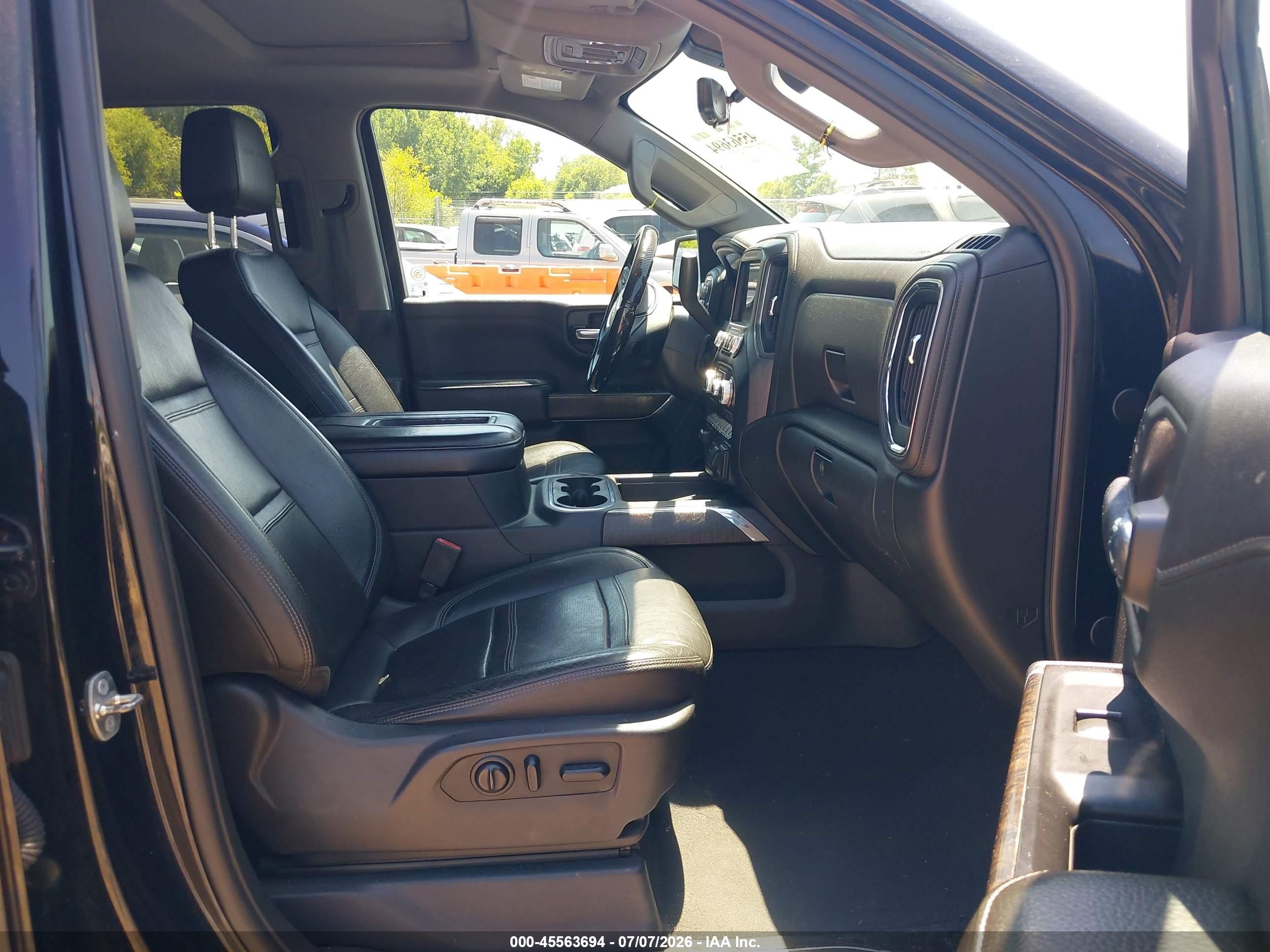 2019 Gmc Sierra 1500 Denali Black vin: 1GTU9FEL6KZ102267