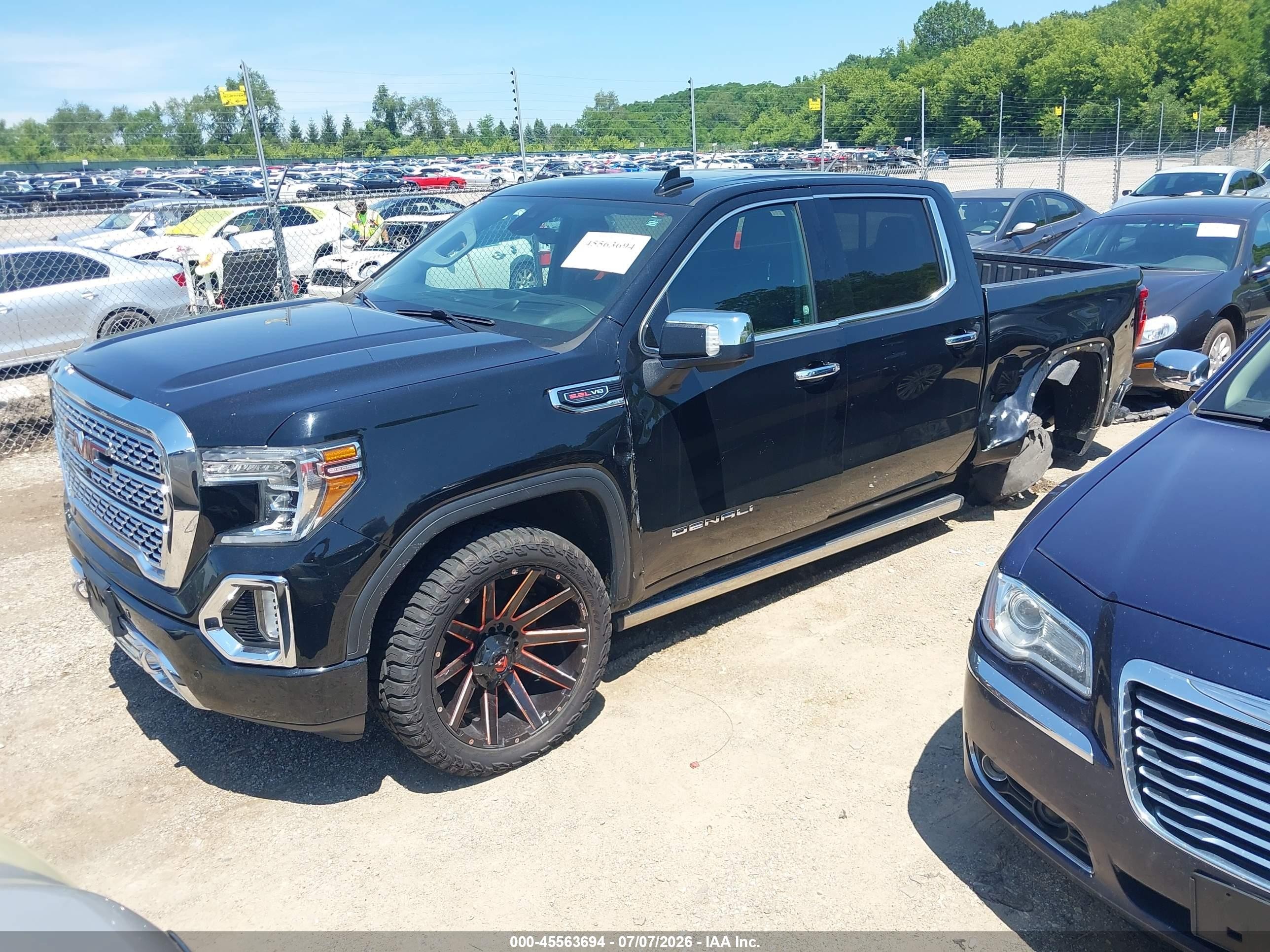 2019 Gmc Sierra 1500 Denali Black vin: 1GTU9FEL6KZ102267