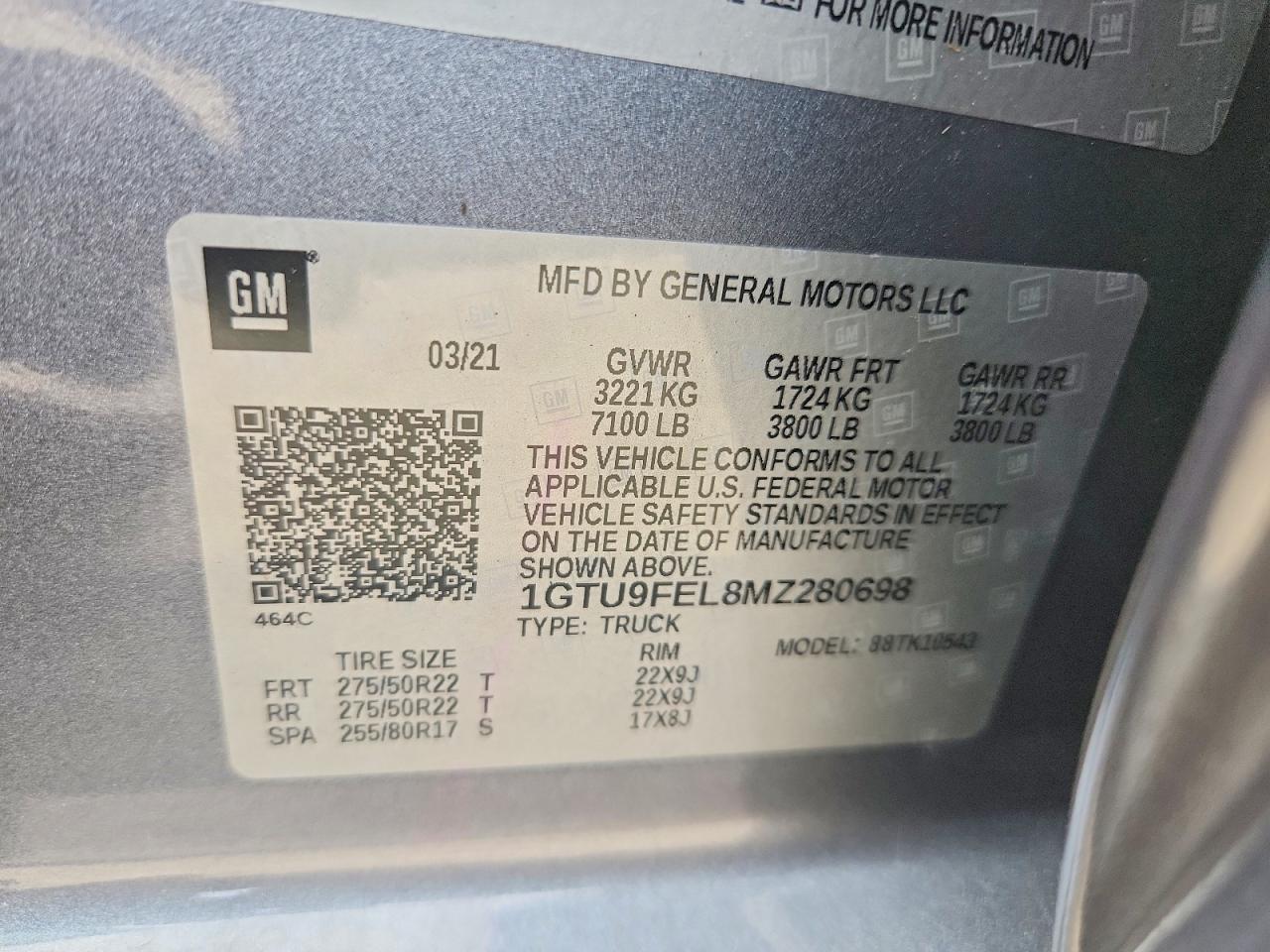 2021 Gmc Sierra K1500 Denali Silver vin: 1GTU9FEL8MZ280698