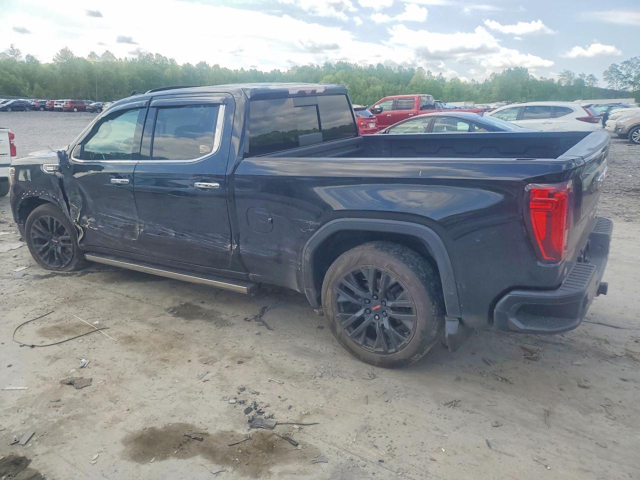 2021 Gmc Sierra K1500 Denali Black vin: 1GTU9FETXMZ202682