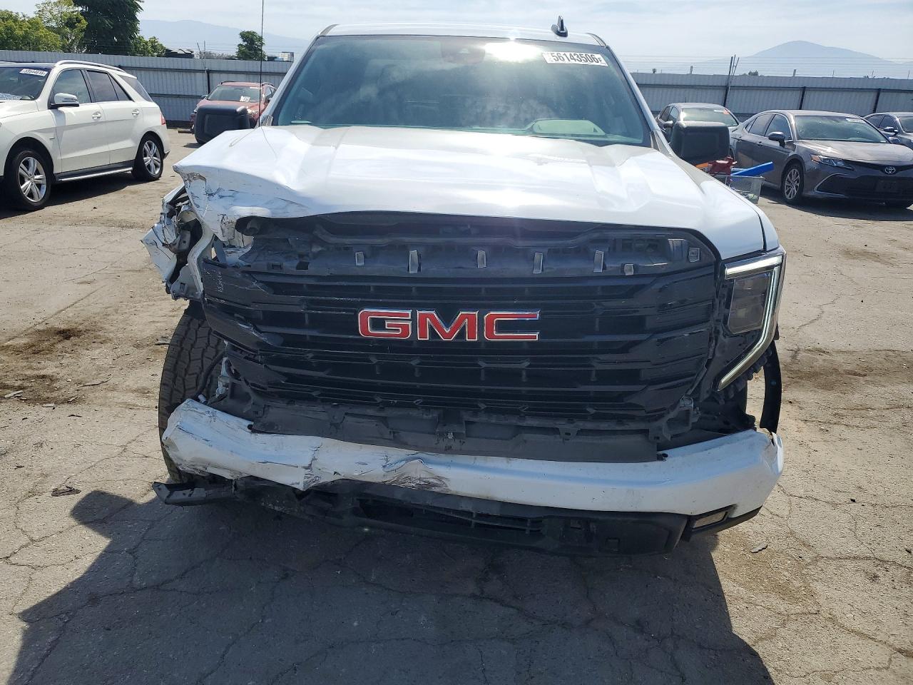 2023 Gmc Sierra K1500 Elevation White vin: 1GTUUCE83PZ323664