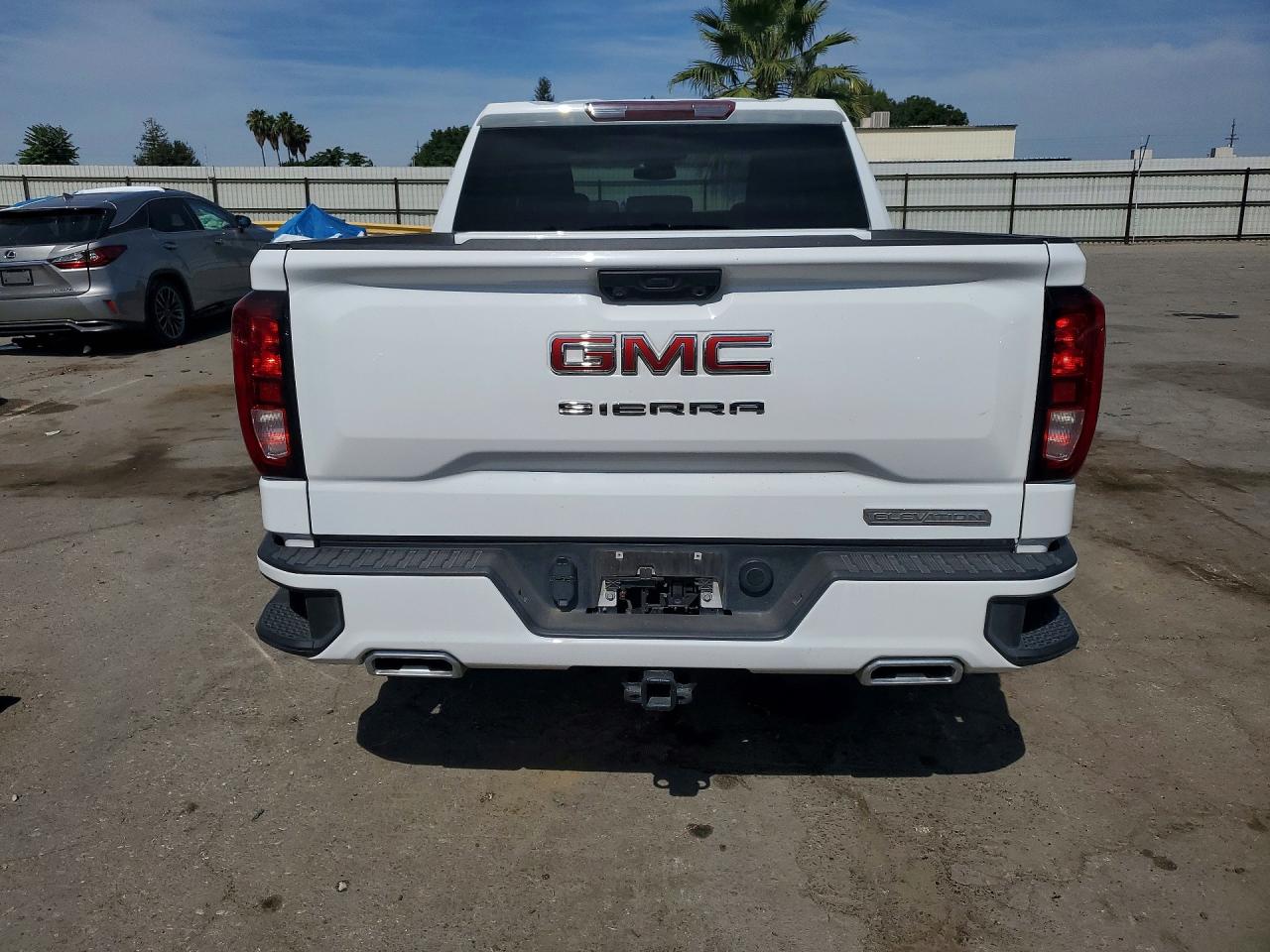 2023 Gmc Sierra K1500 Elevation White vin: 1GTUUCE83PZ323664