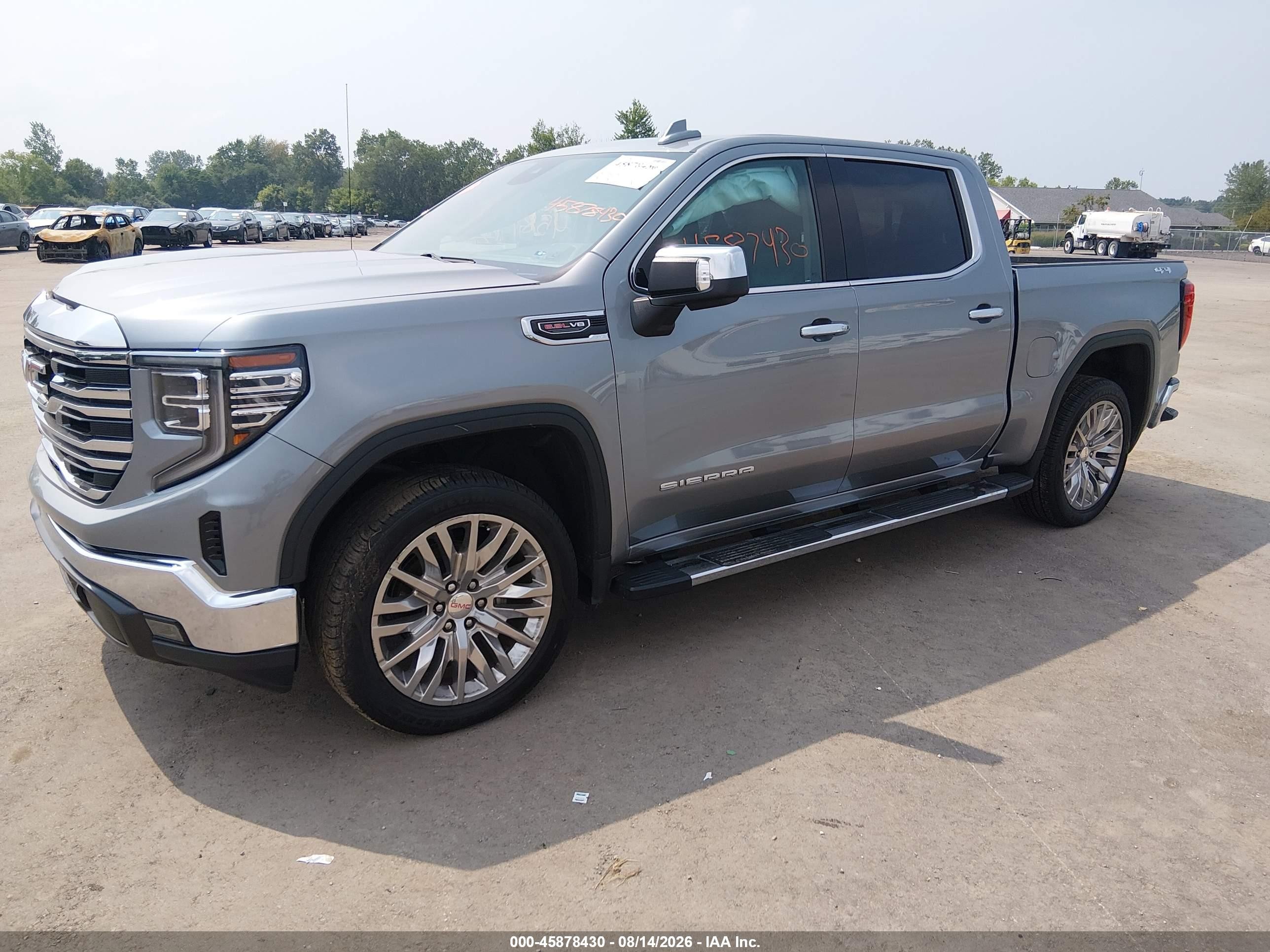 2023 Gmc Sierra 1500 4wd  Short Box Slt Gray vin: 1GTUUDEL6PZ142519