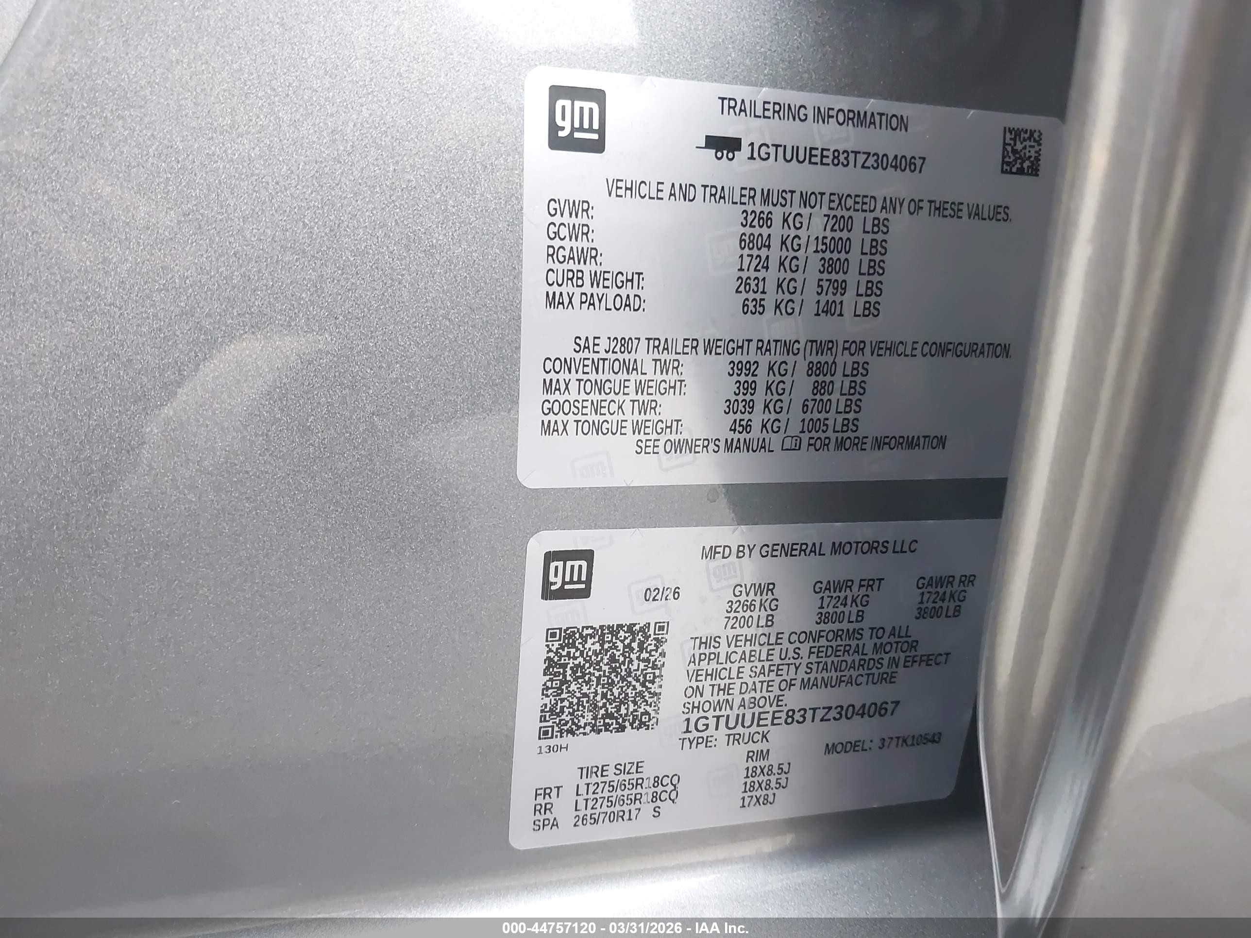 2026 Gmc Sierra 1500 , Short Bed, At4, 4wd Gray vin: 1GTUUEE83TZ304067
