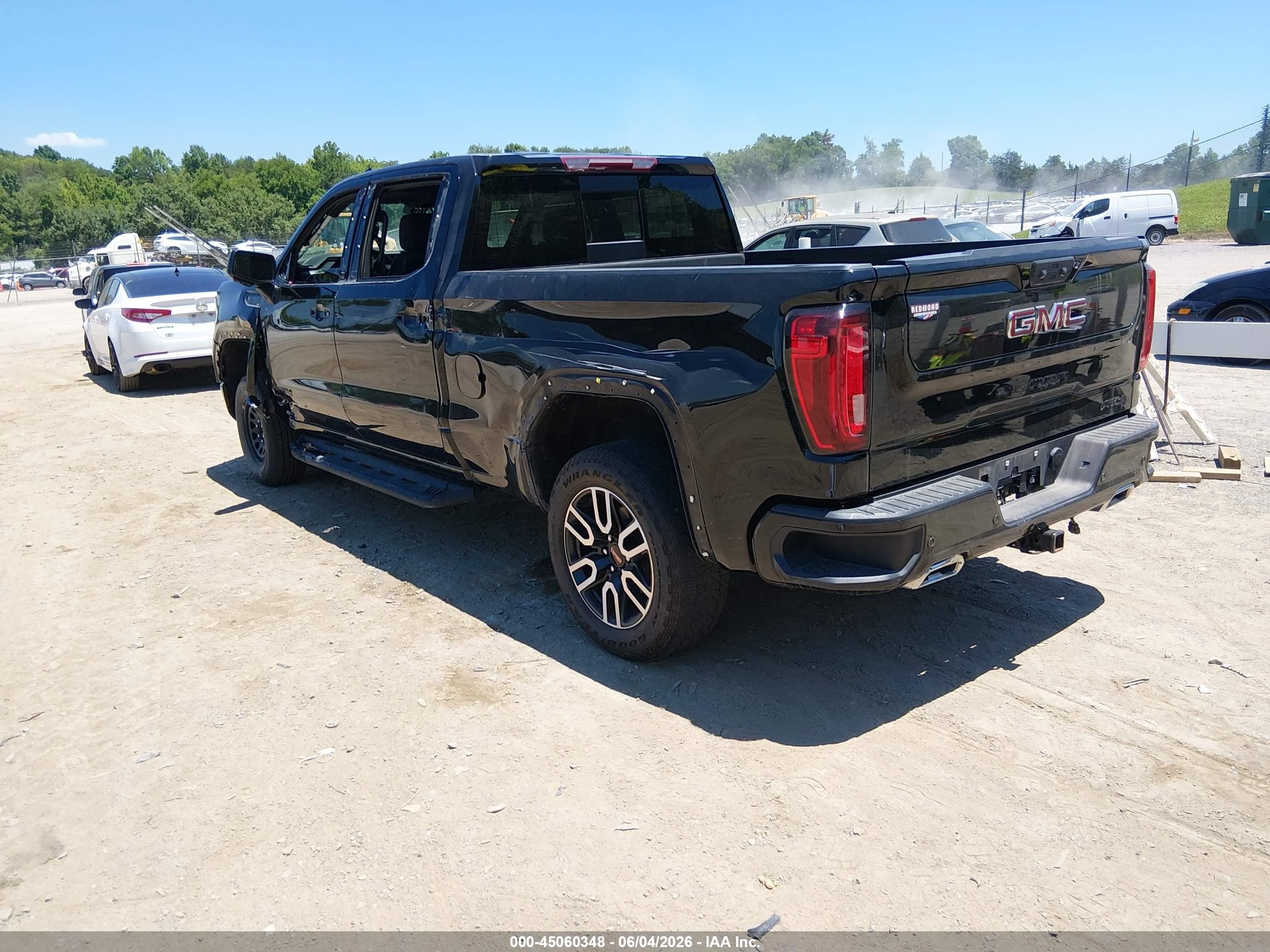 2023 Gmc Sierra 1500 At4 Черный vin: 1GTUUEE88PZ117025