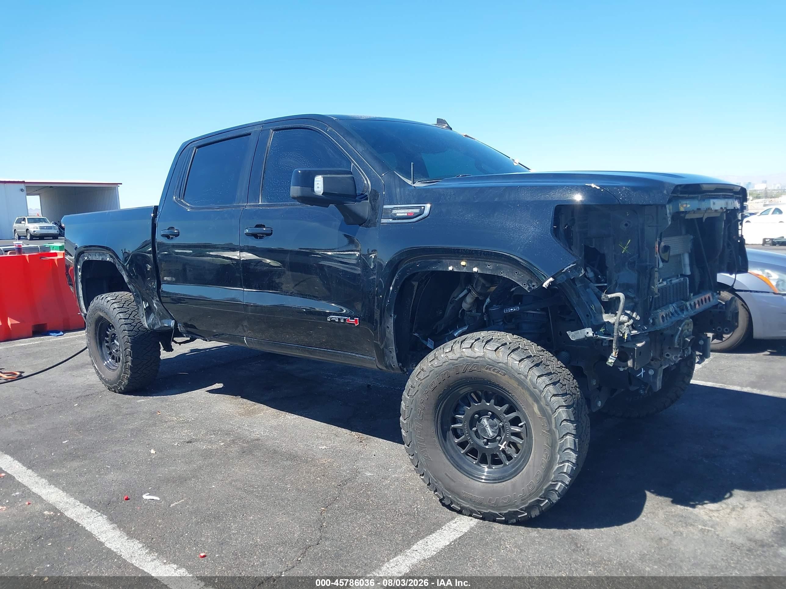 2022 Gmc Sierra 1500 At4 Black vin: 1GTUUEET2NZ581168