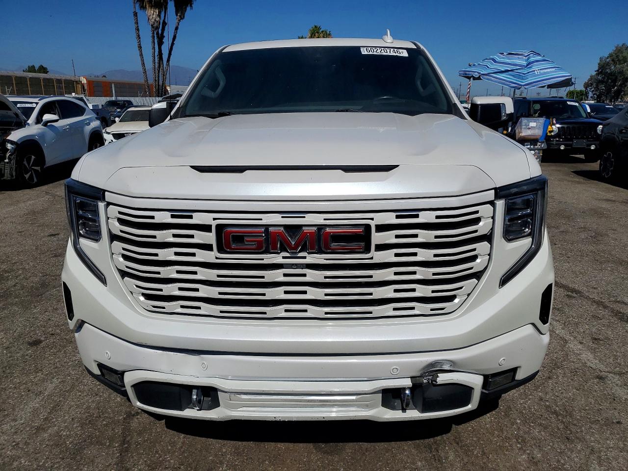 2023 Gmc Sierra K1500 Denali White vin: 1GTUUGEL9PZ183437