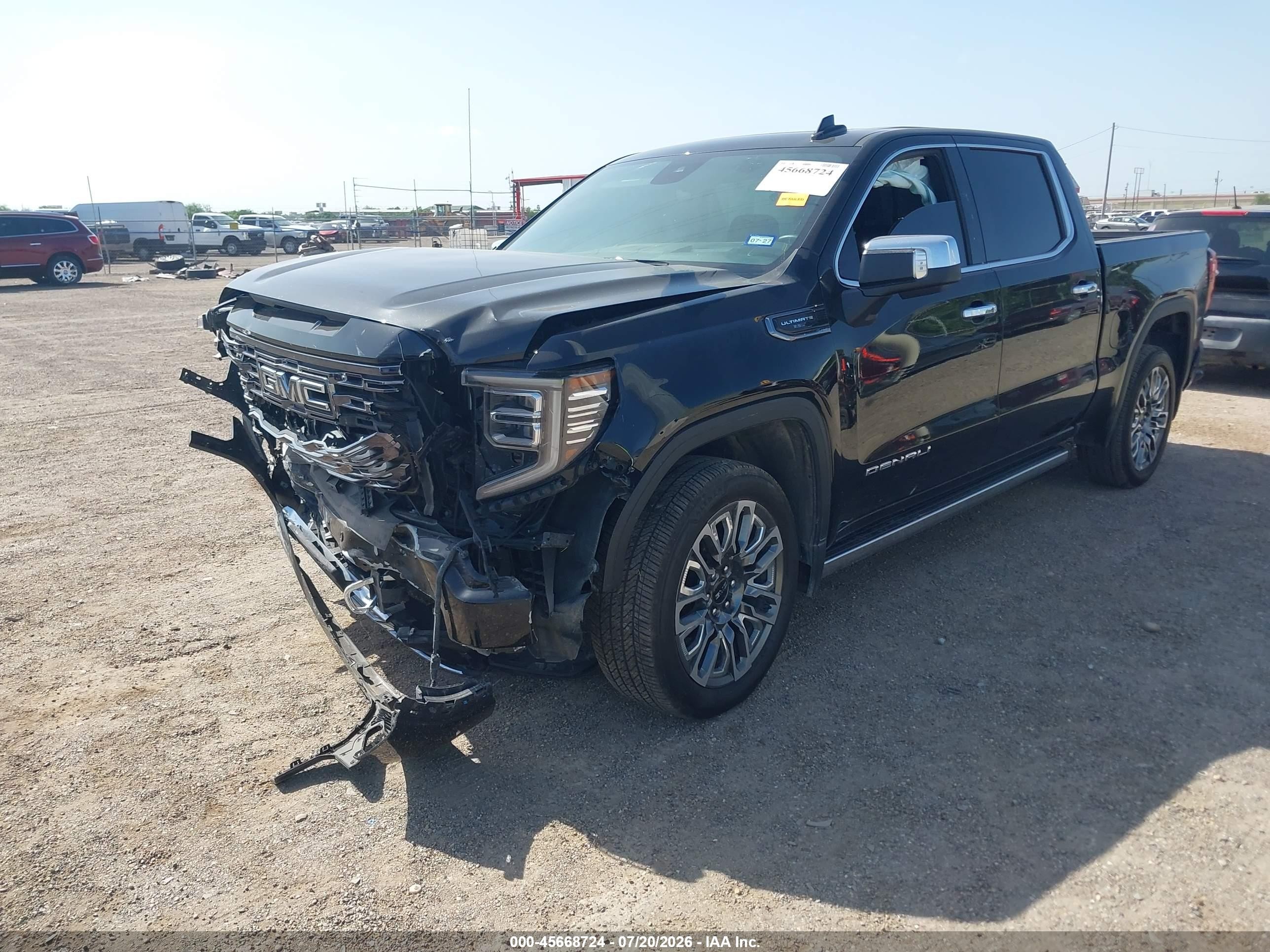 2025 Gmc Sierra 1500 4wd  Short Box Denali Ultimate Black vin: 1GTUUHEL1SZ324077