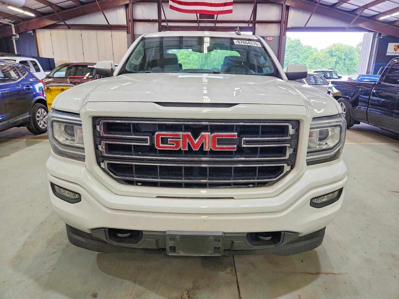 2017 Gmc Sierra K1500 White vin: 1GTV2LEC0HZ217432